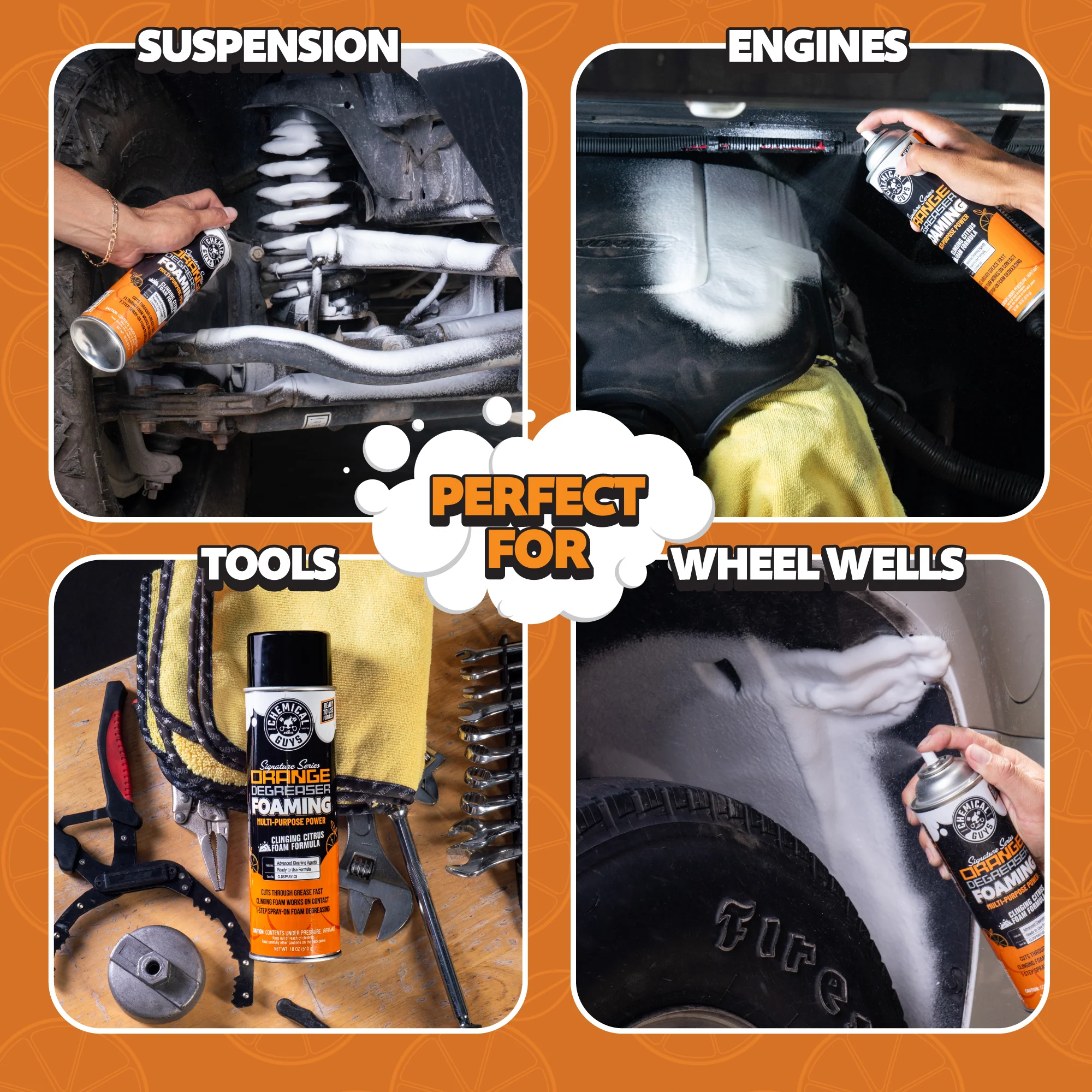 Signature Series Orange Degreaser Foaming Aerosol 5 Signature Series Orange Degreaser Foaming Aerosol