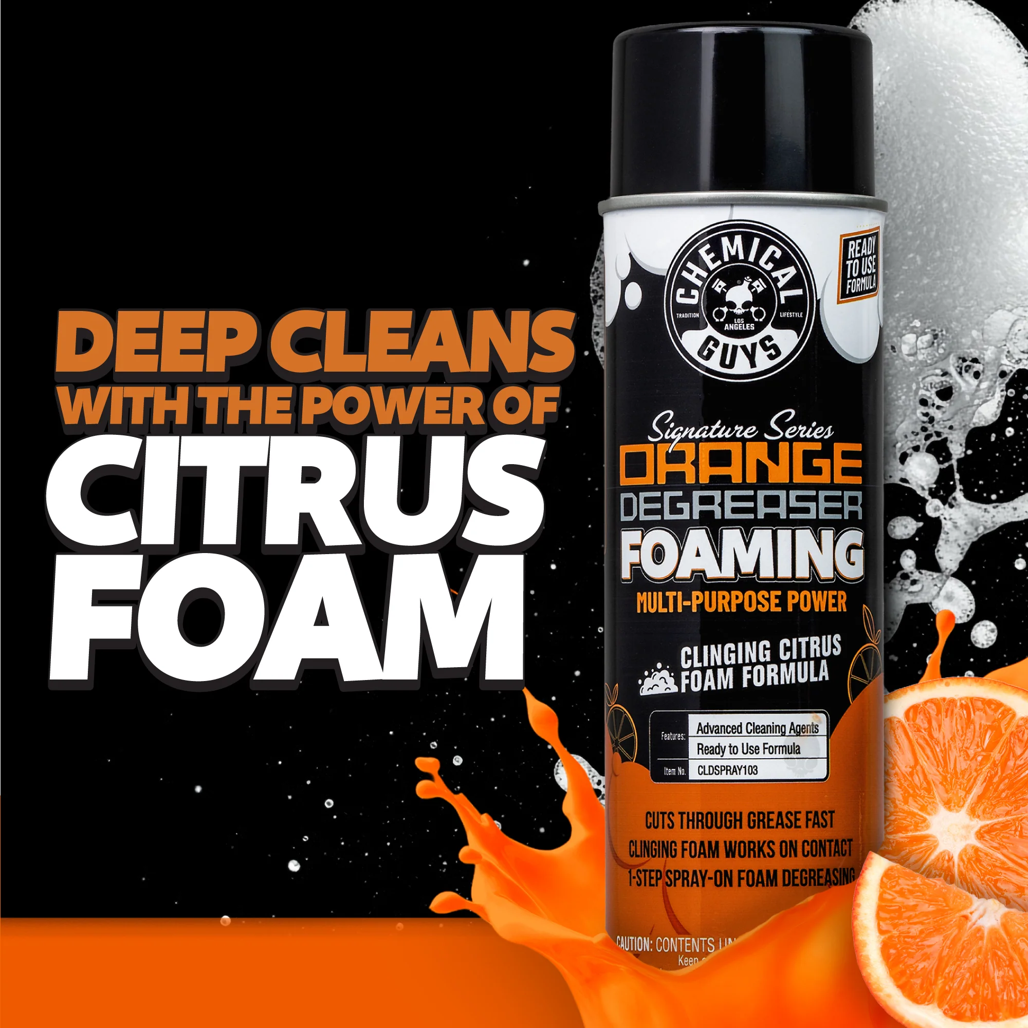 Signature Series Orange Degreaser Foaming Aerosol 6 Signature Series Orange Degreaser Foaming Aerosol