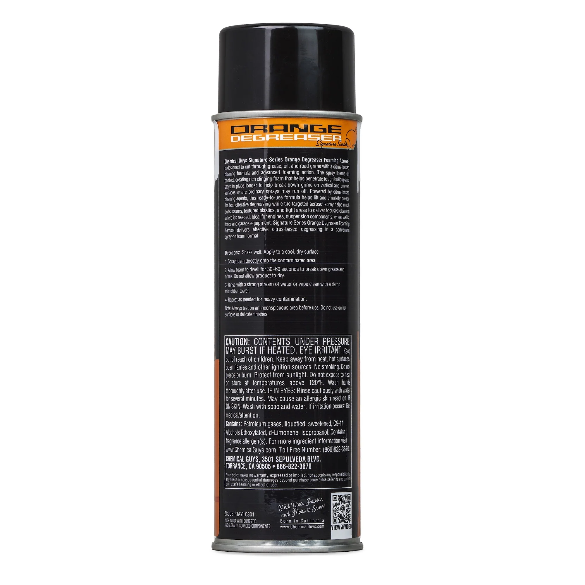 Signature Series Orange Degreaser Foaming Aerosol 8 Signature Series Orange Degreaser Foaming Aerosol