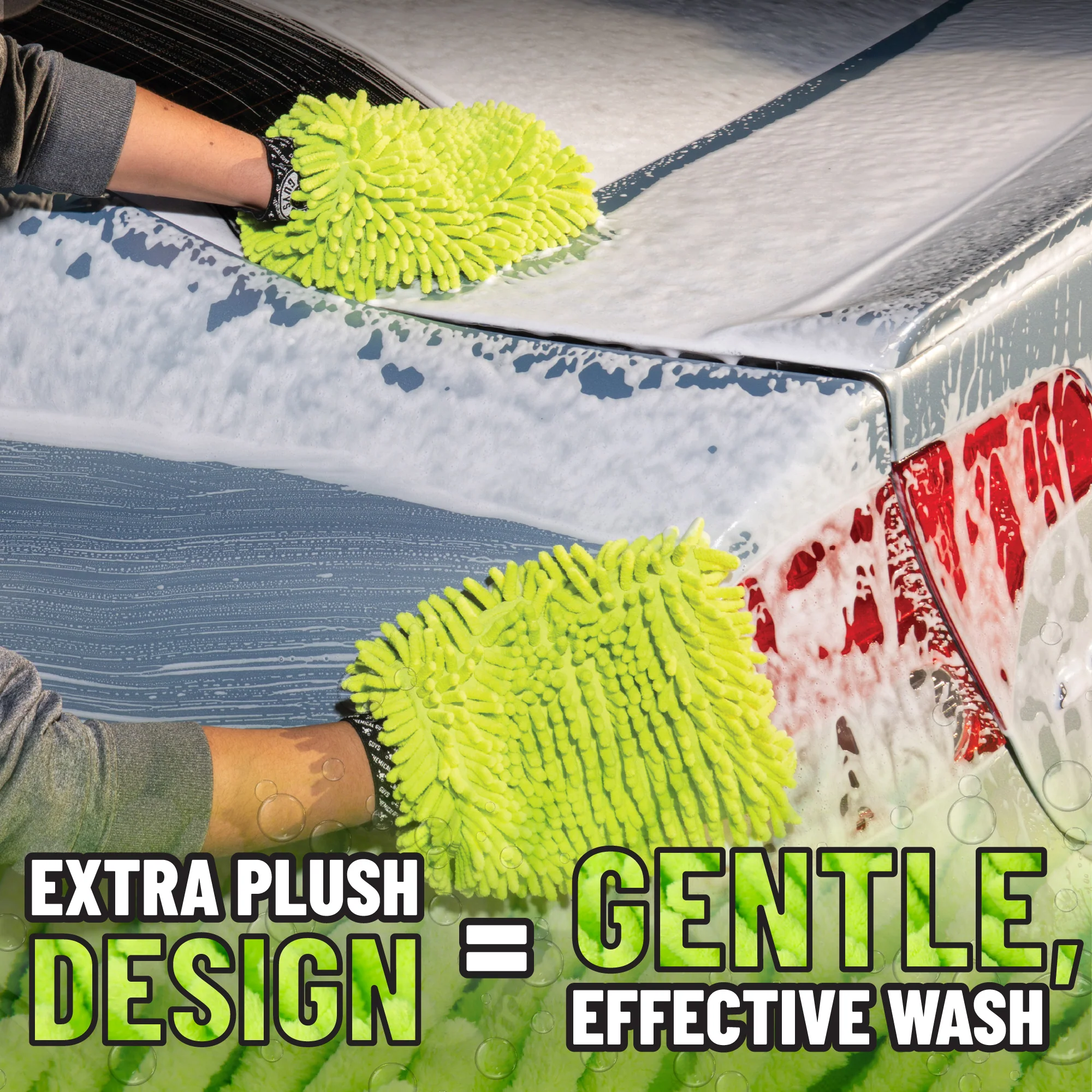 Chenille Wash Mitt (2-Pack) 2 Chenille Wash Mitt (2-Pack)