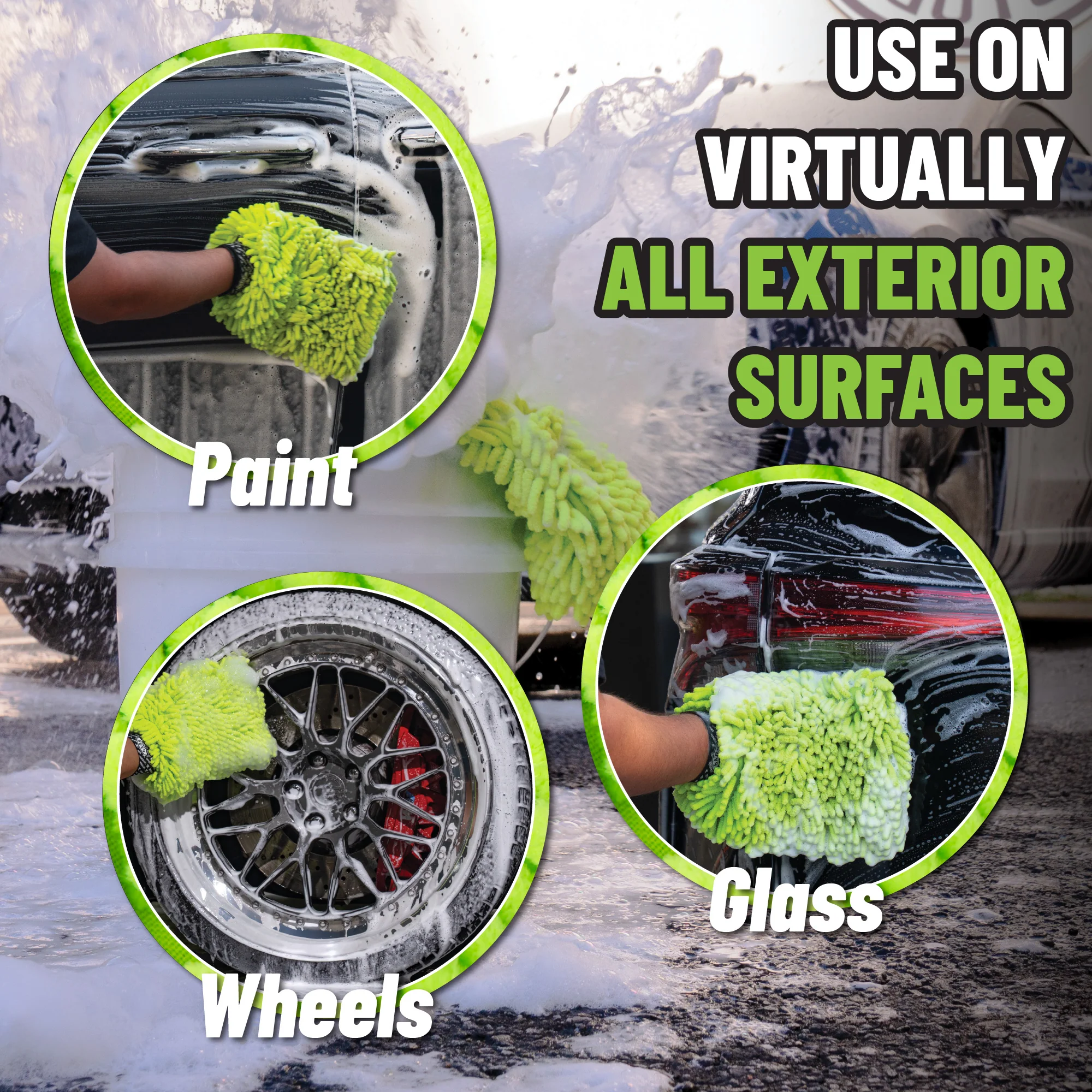 Chenille Wash Mitt (2-Pack) 5 Chenille Wash Mitt (2-Pack)