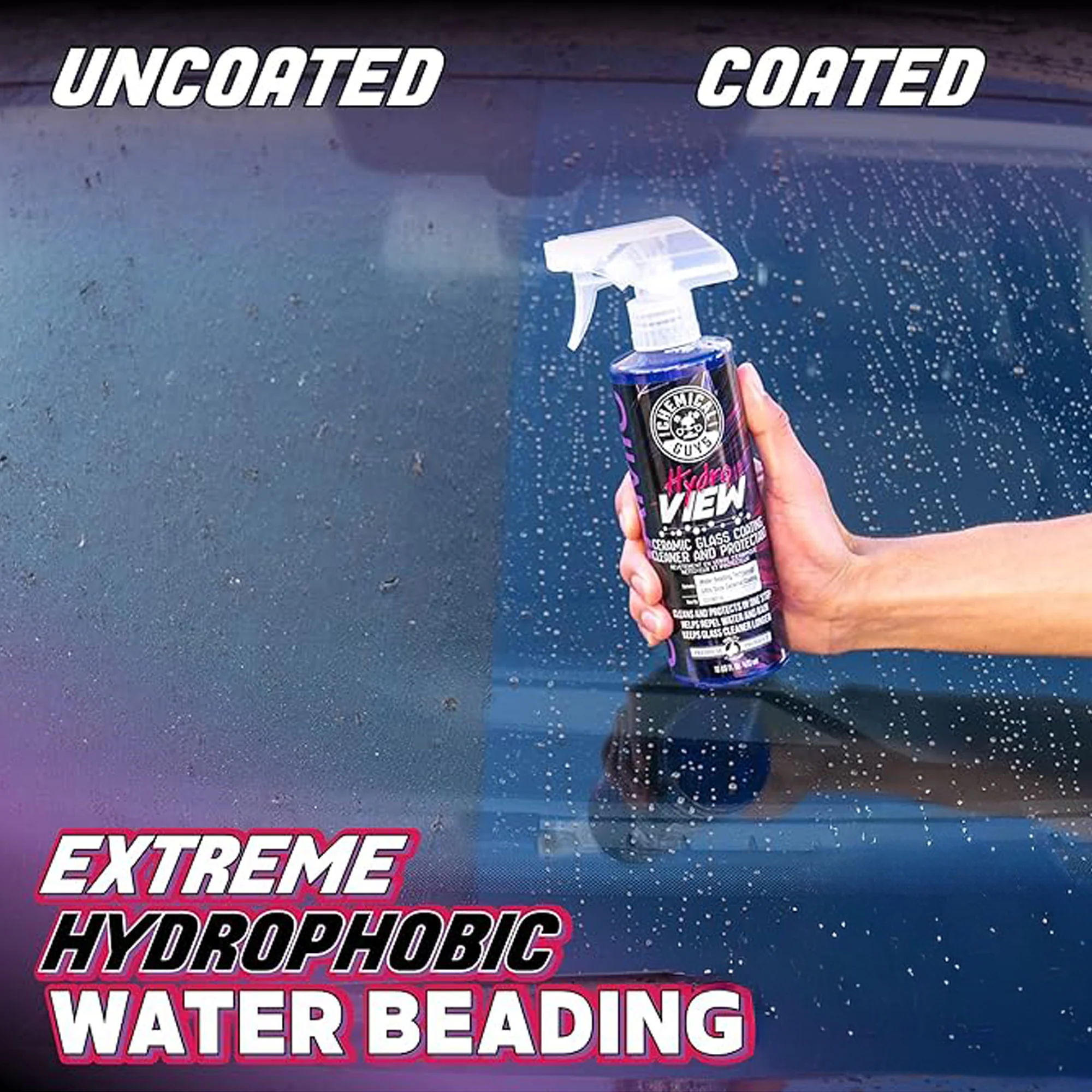 HydroView Ceramic Glass Cleaner & Coating 2 HydroView Ceramic Glass Cleaner & Coating