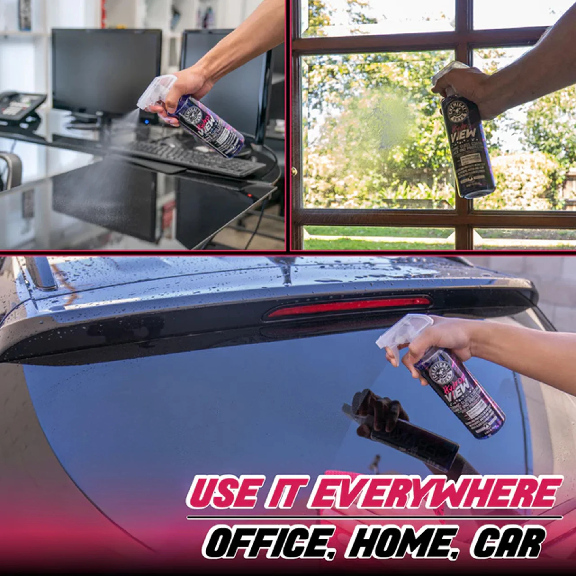 HydroView Ceramic Glass Cleaner & Coating 3 HydroView Ceramic Glass Cleaner & Coating