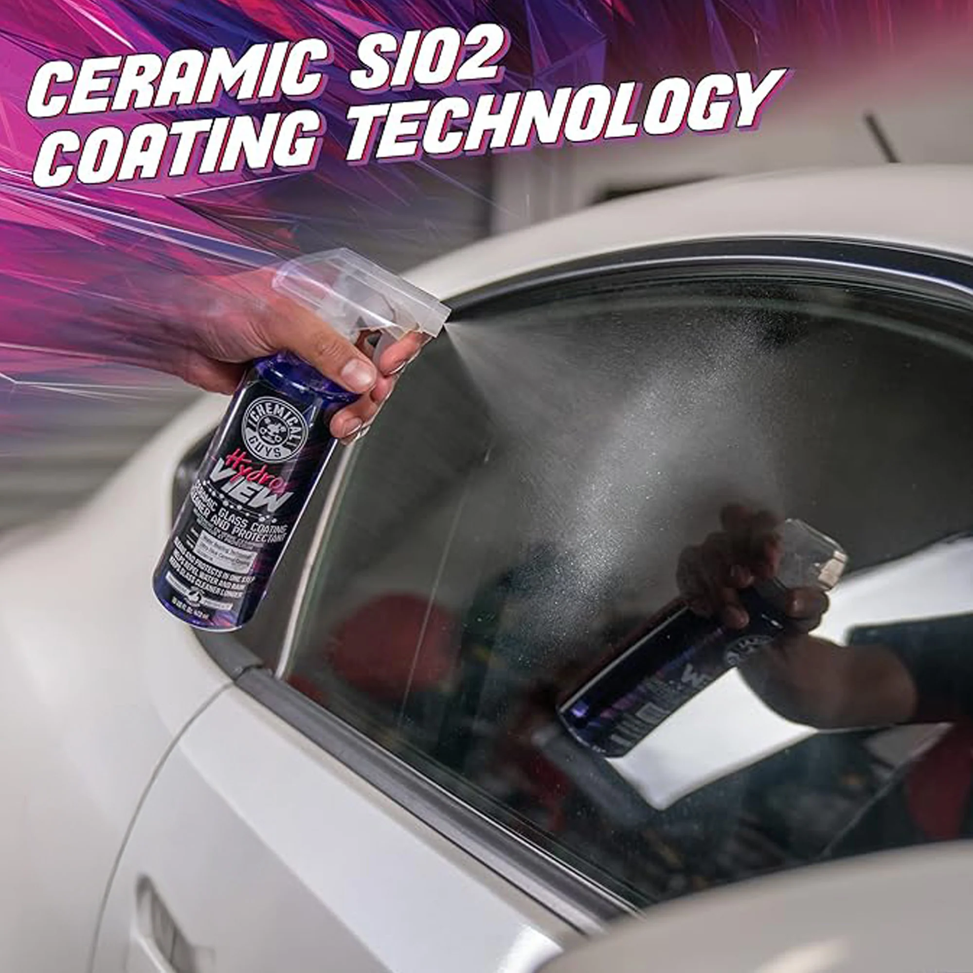HydroView Ceramic Glass Cleaner & Coating 5 HydroView Ceramic Glass Cleaner & Coating