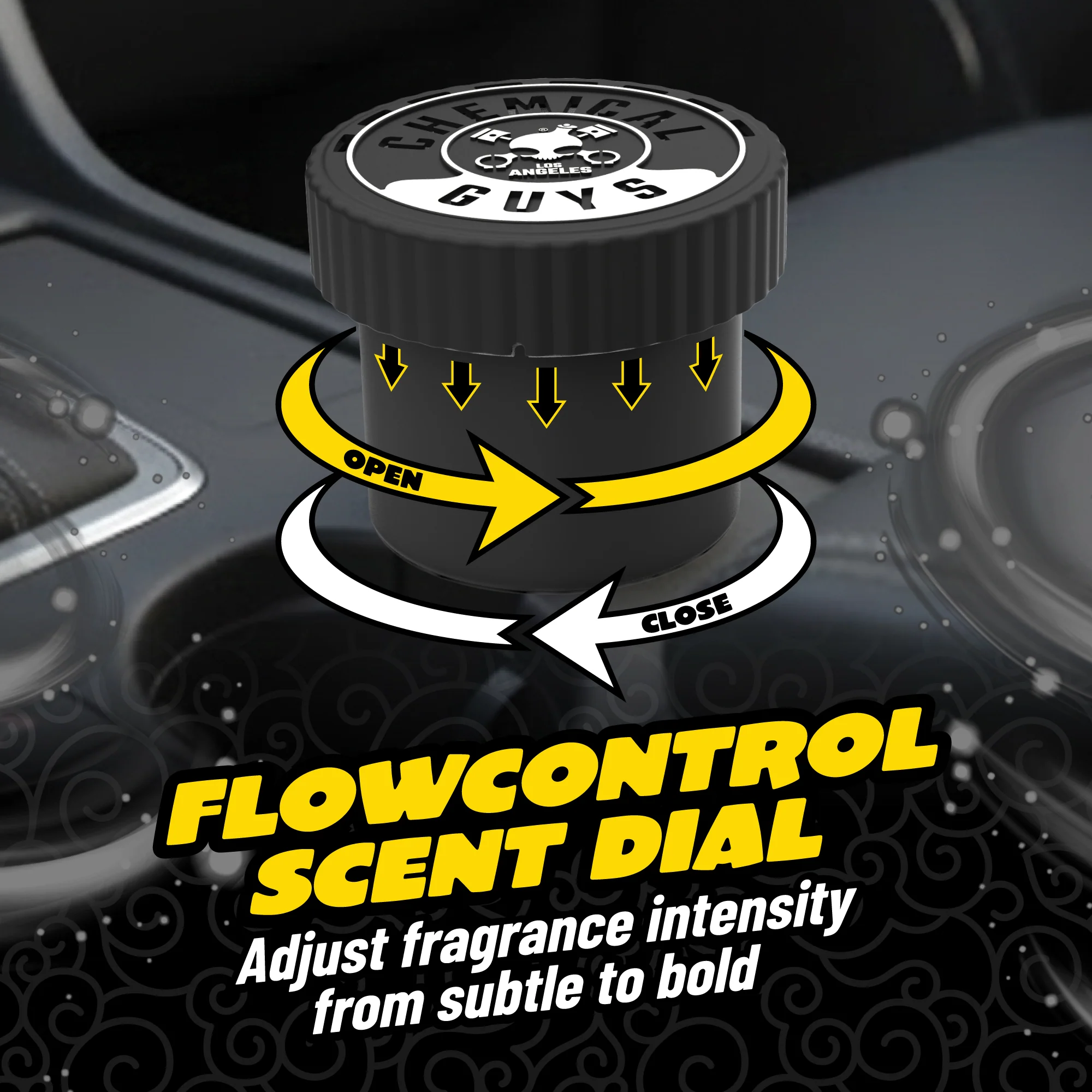 Black Frost Gel Cell Air Freshener 2 Black Frost Gel Cell Air Freshener