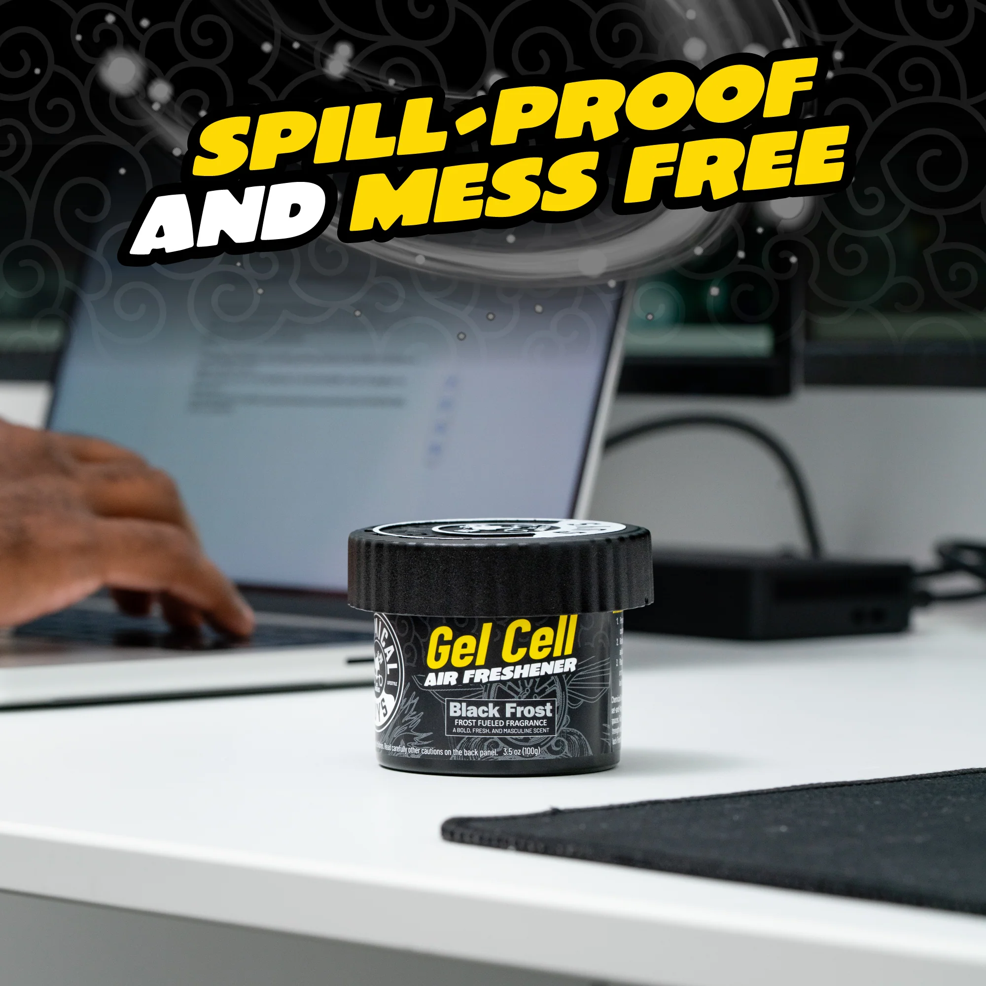 Black Frost Gel Cell Air Freshener 3 Black Frost Gel Cell Air Freshener