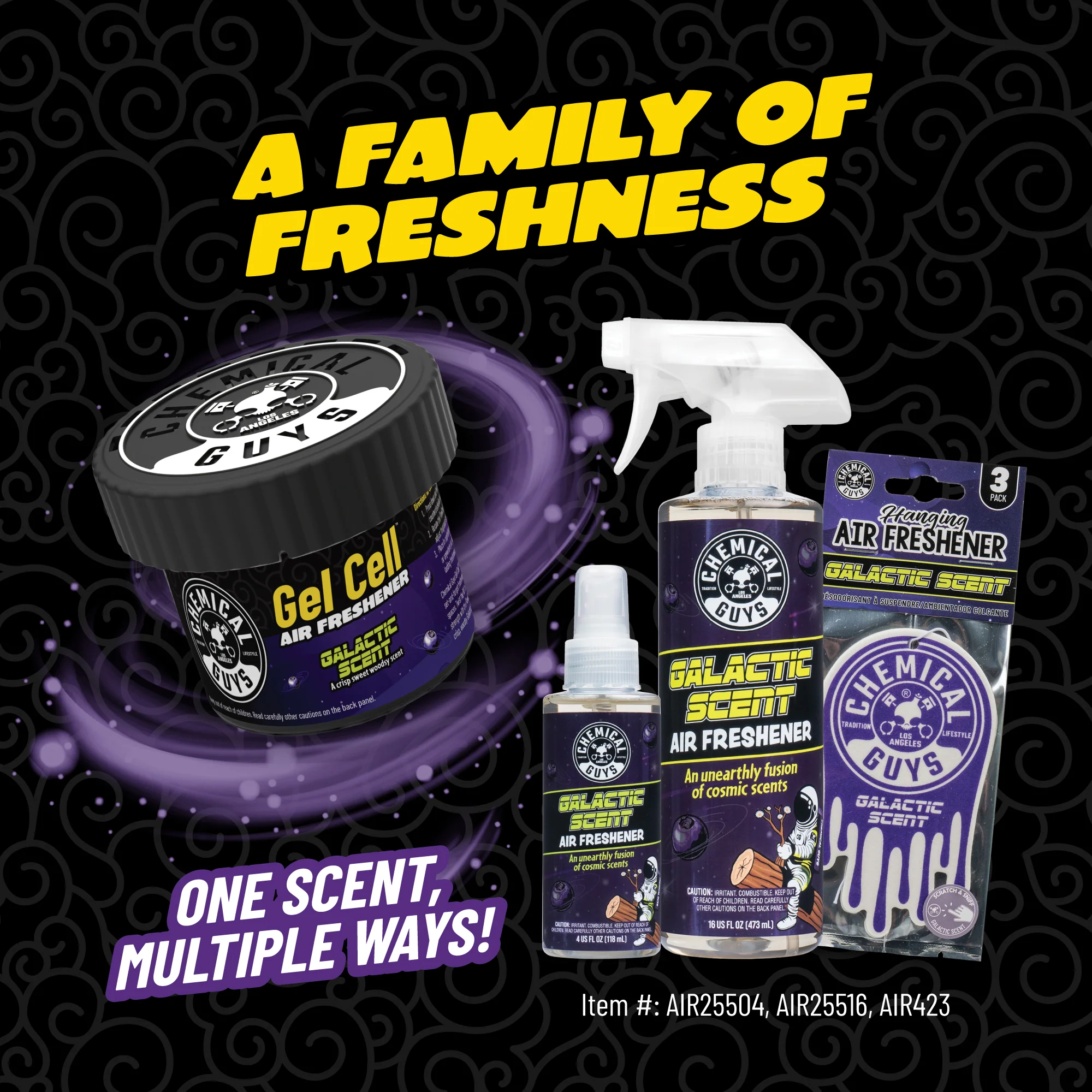 Galactic Scent Gel Cell Air Freshener 7 Galactic Scent Gel Cell Air Freshener