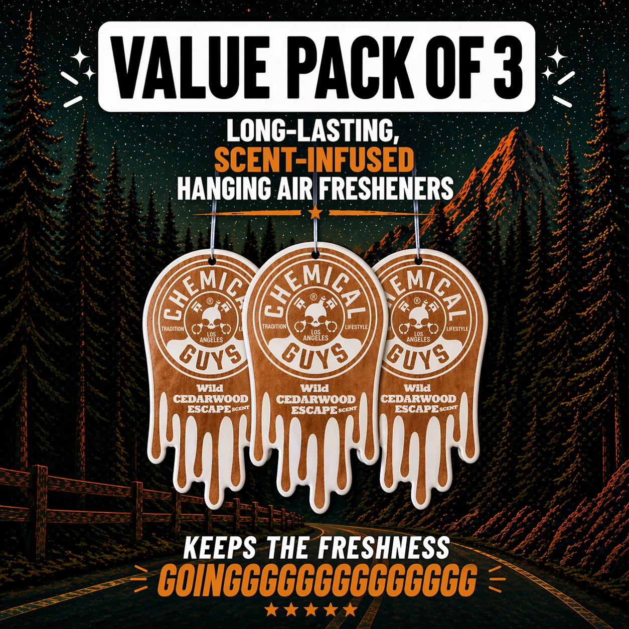 Wild Cedarwood Escape Hanging Air Freshener 2 Wild Cedarwood Escape Hanging Air Freshener