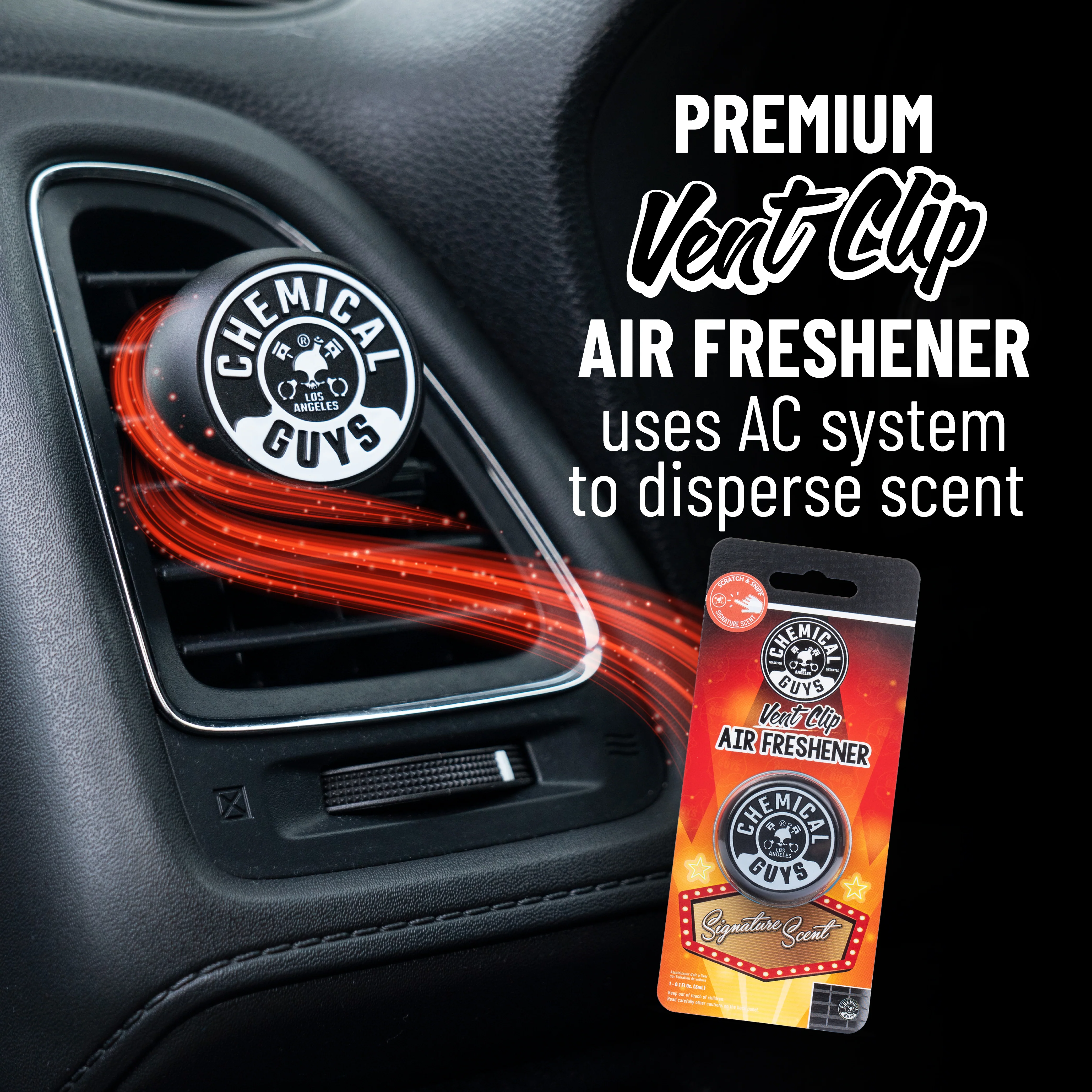 Signature Scent Vent Clip Air Freshener 4 Signature Scent Vent Clip Air Freshener