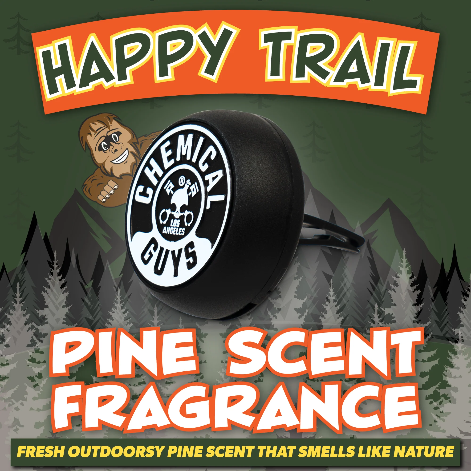 Happy Trail Outdoorsy Pine Vent Clip Air Freshener 2 Happy Trail Outdoorsy Pine Vent Clip Air Freshener