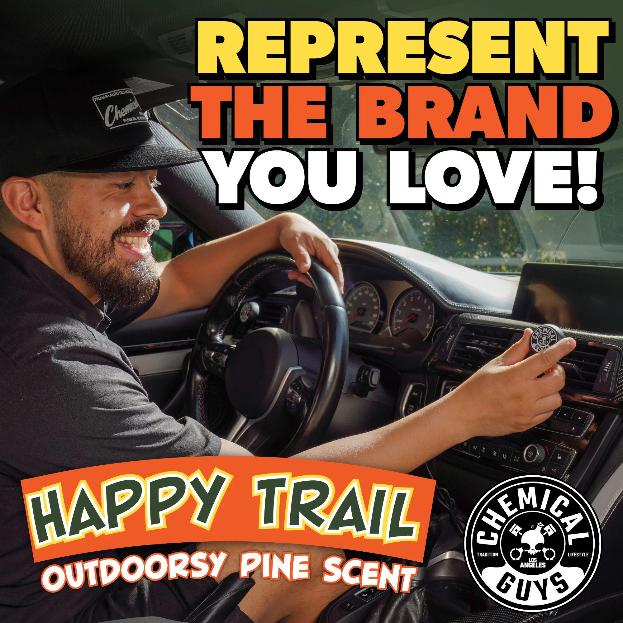 Happy Trail Outdoorsy Pine Vent Clip Air Freshener 4 Happy Trail Outdoorsy Pine Vent Clip Air Freshener