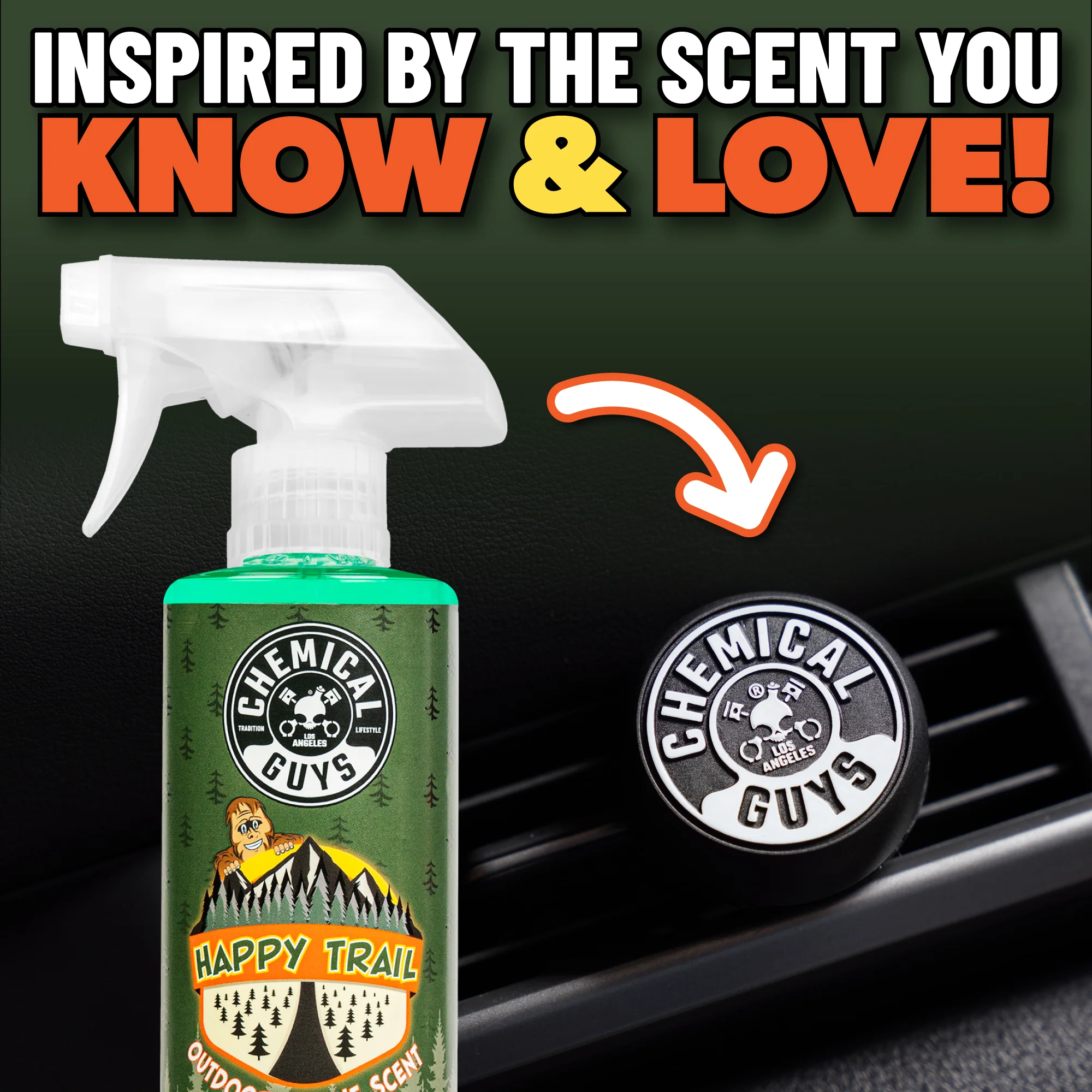 Happy Trail Outdoorsy Pine Vent Clip Air Freshener 5 Happy Trail Outdoorsy Pine Vent Clip Air Freshener