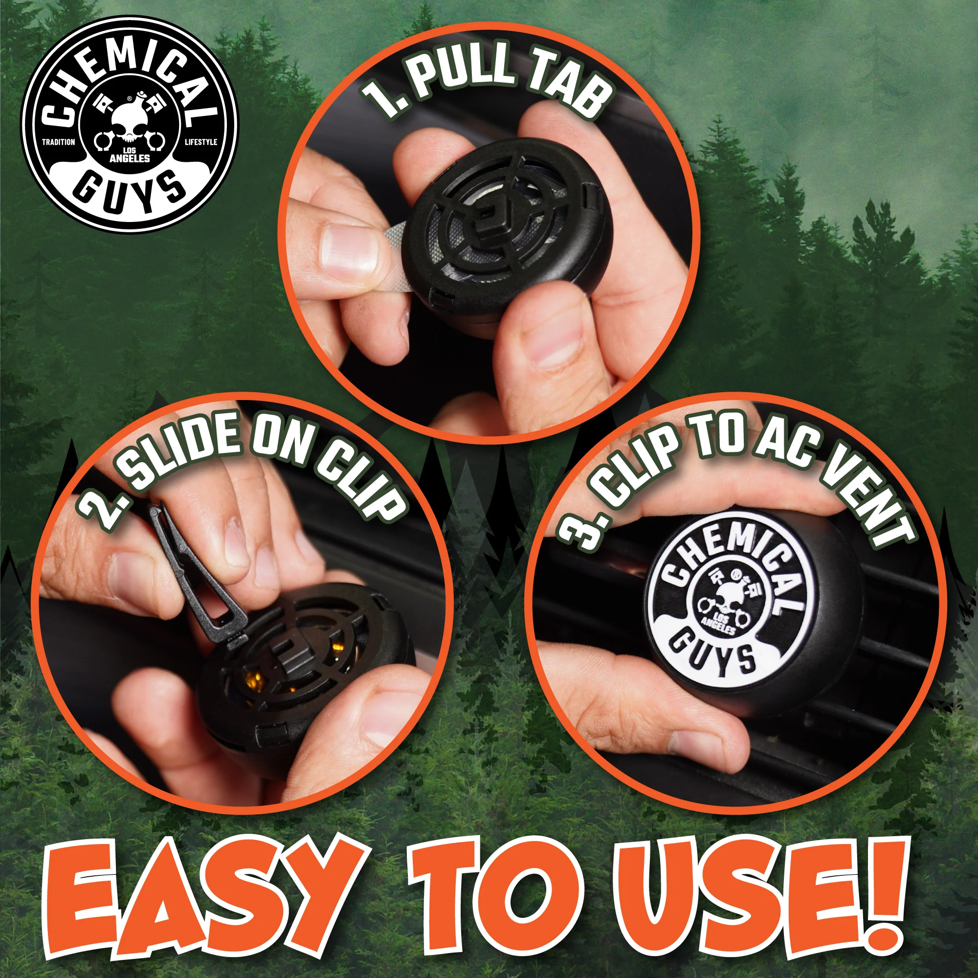 Happy Trail Outdoorsy Pine Vent Clip Air Freshener 7 Happy Trail Outdoorsy Pine Vent Clip Air Freshener