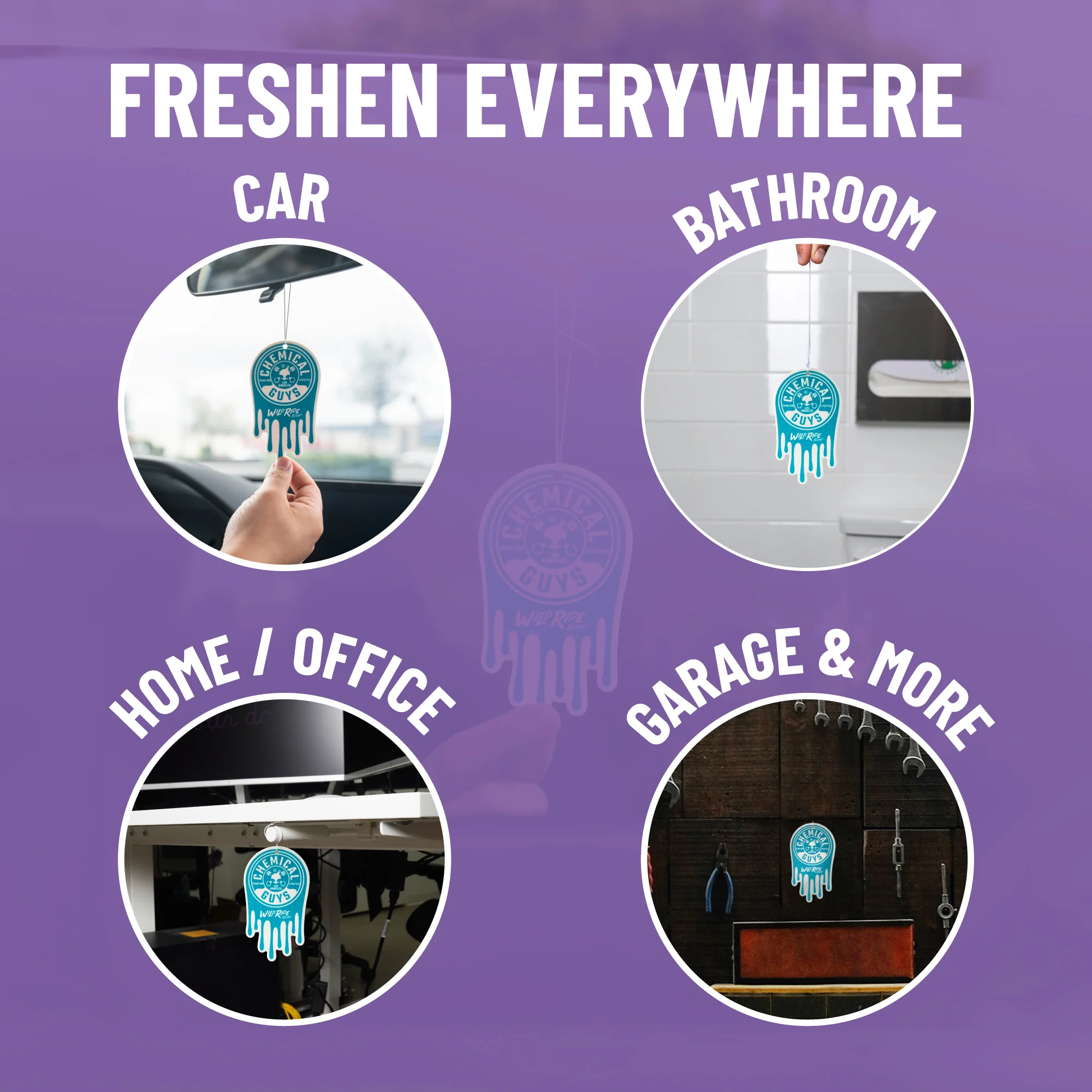 Wild Ride Hanging Air Freshener 6 Wild Ride Hanging Air Freshener