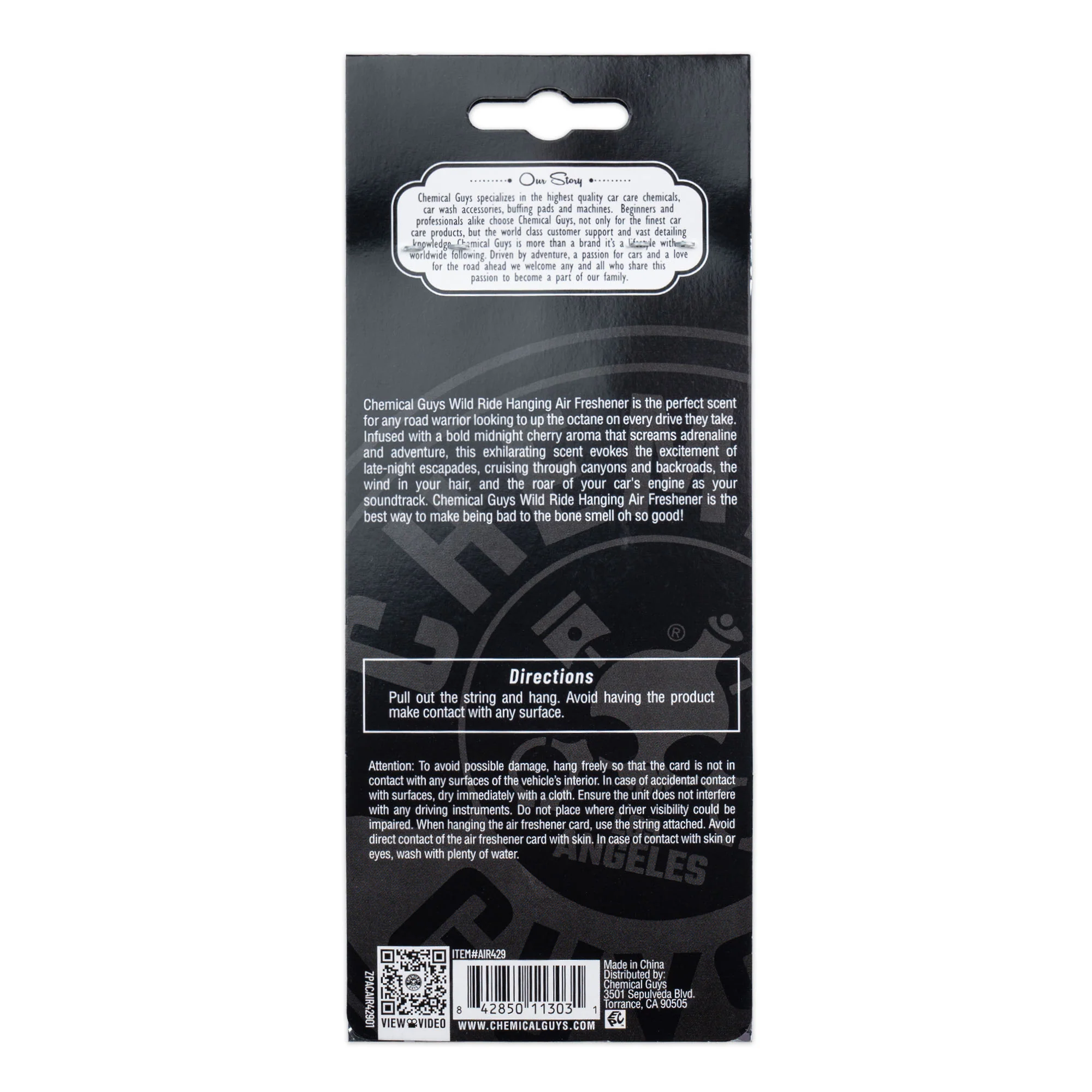 Wild Ride Hanging Air Freshener 7 Wild Ride Hanging Air Freshener