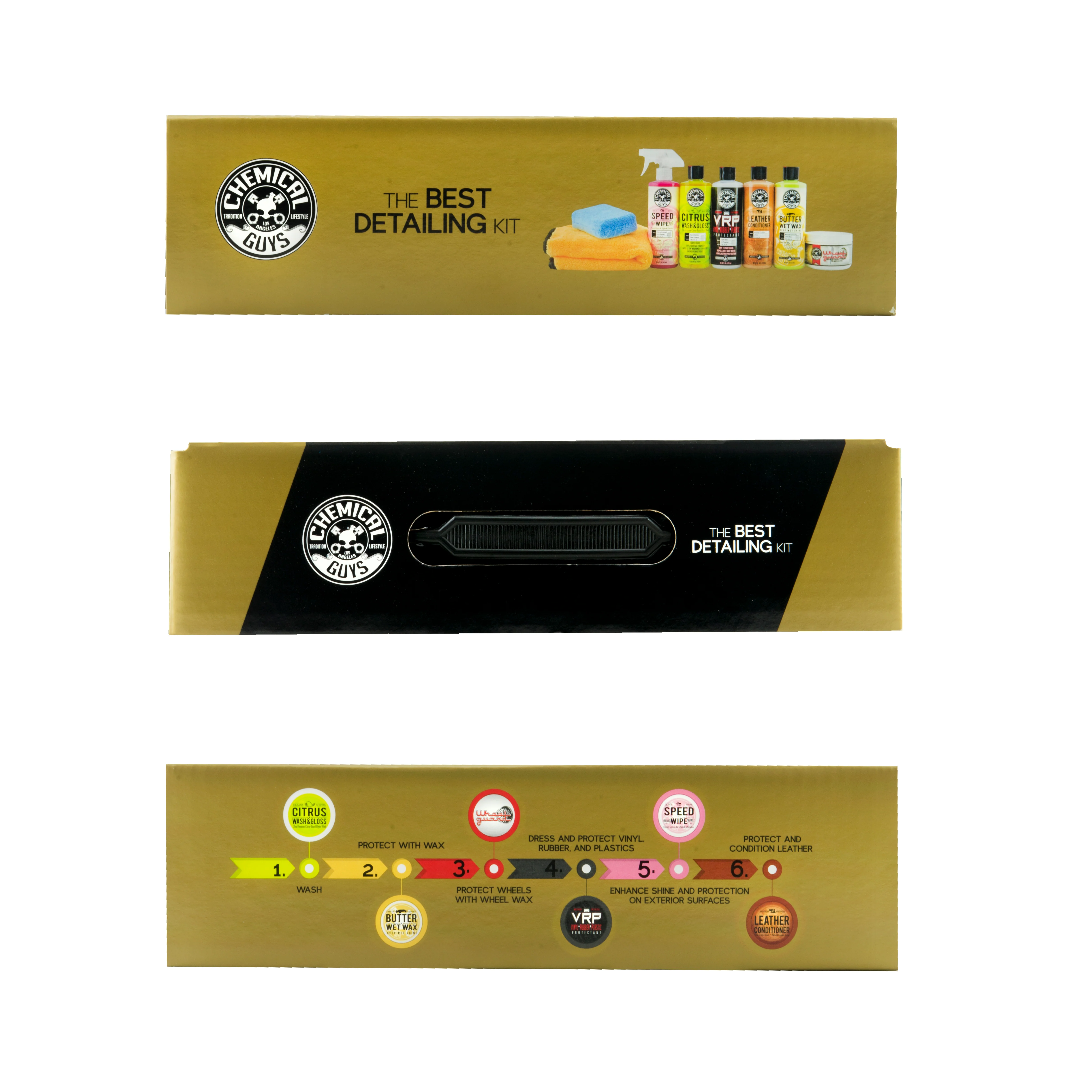All in One Detailing Kit w/Leather Conditioner 4 All in One Detailing Kit w/Leather Conditioner