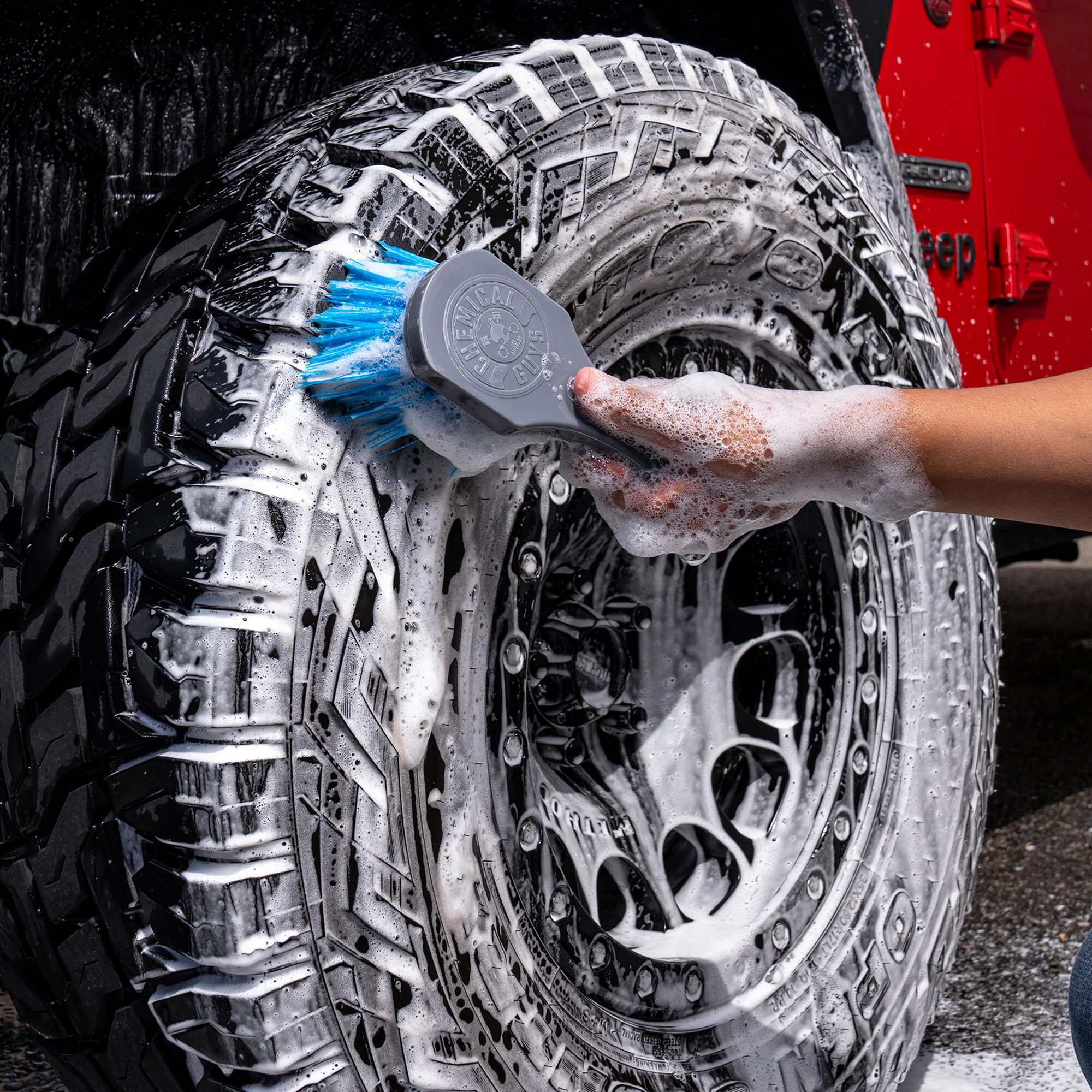 Big Blue Stiffy Heavy Duty Tire Brush 8 Big Blue Stiffy Heavy Duty Tire Brush