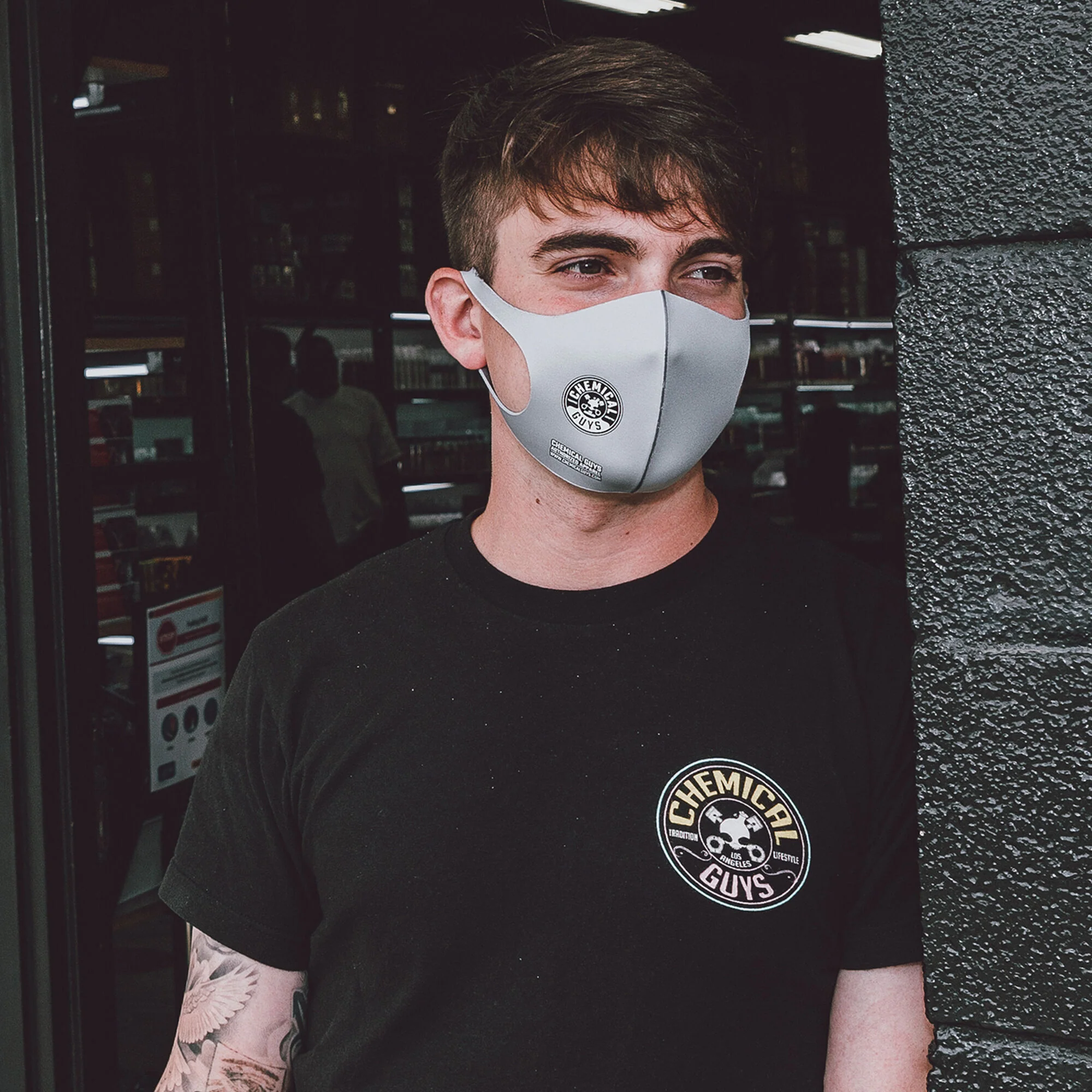 Chemical Guys Gray Cloth Non-Medical Face Mask 4 Chemical Guys Gray Cloth Non-Medical Face Mask