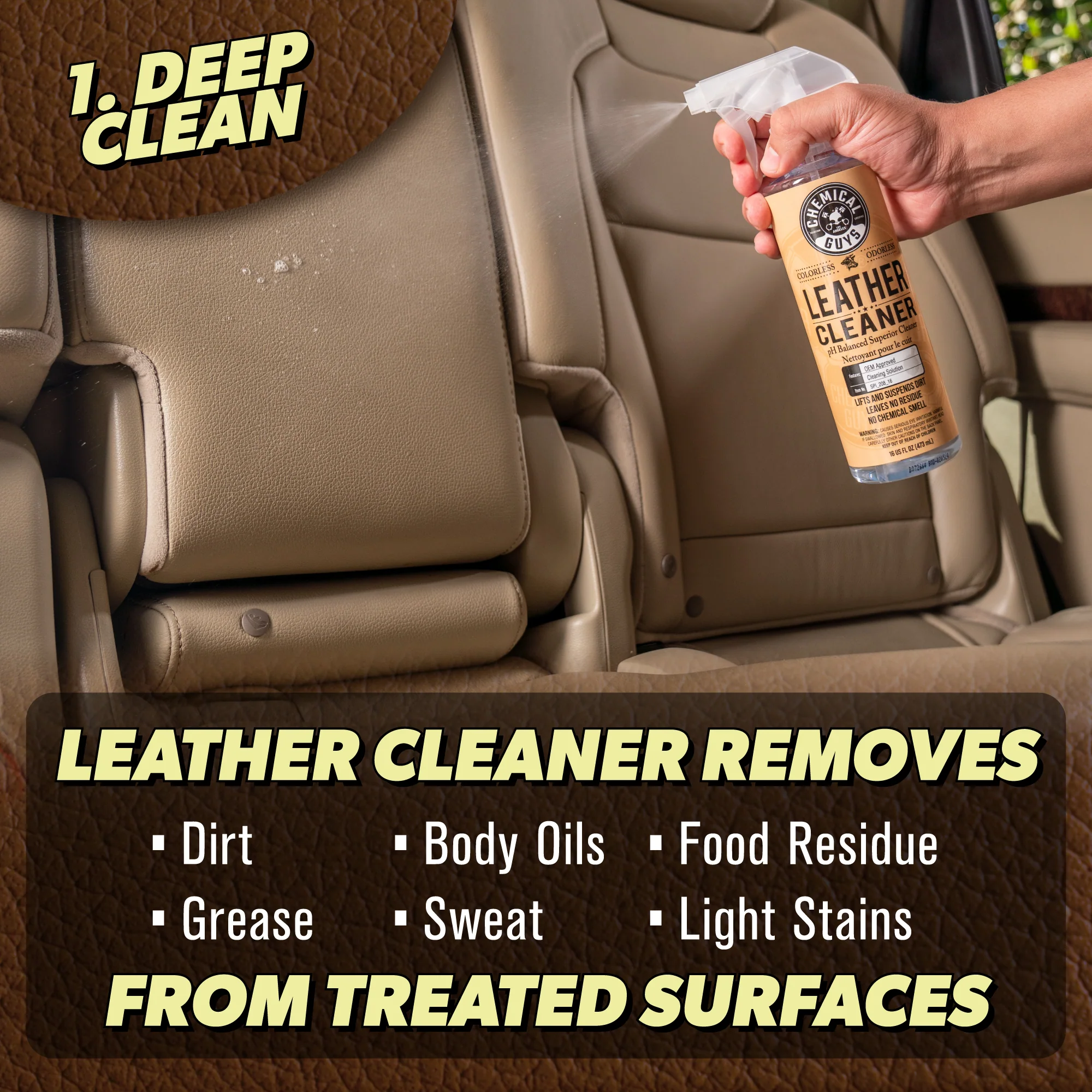 Clean, Condition, & Maintain Leather Care Kit 4 Clean, Condition, & Maintain Leather Care Kit
