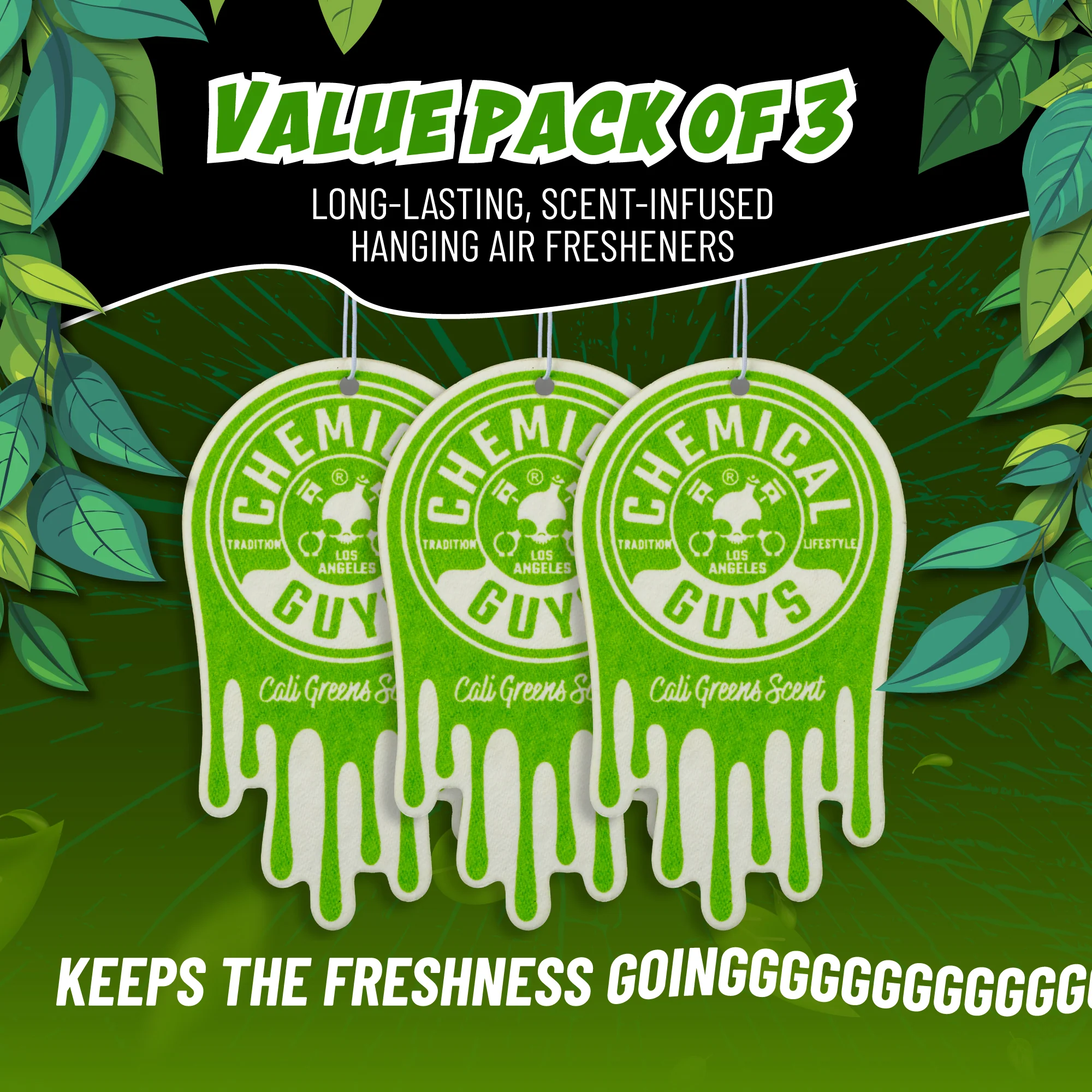 Cali Greens™ Hanging Air Freshener 3 Cali Greens™ Hanging Air Freshener