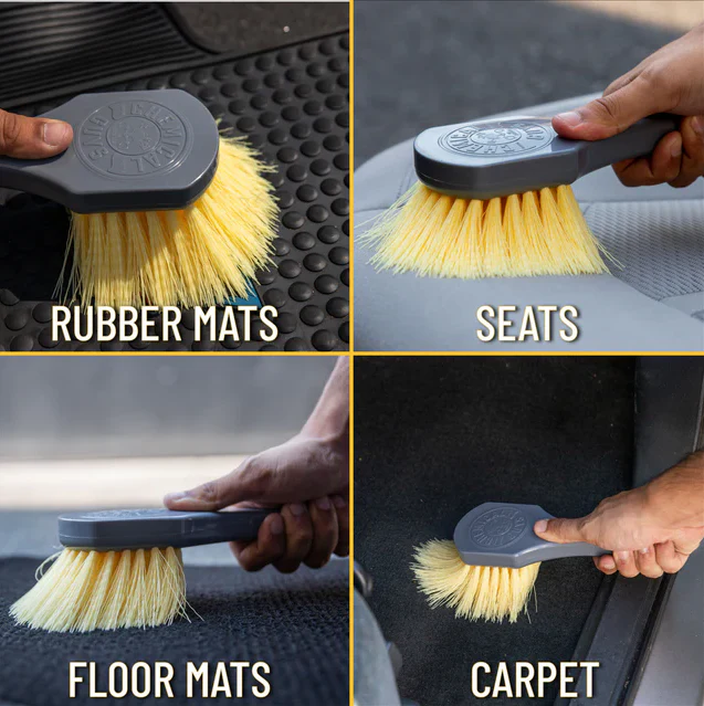 Fabric Cleaning Interior Brush Kit 4 Fabric Cleaning Interior Brush Kit