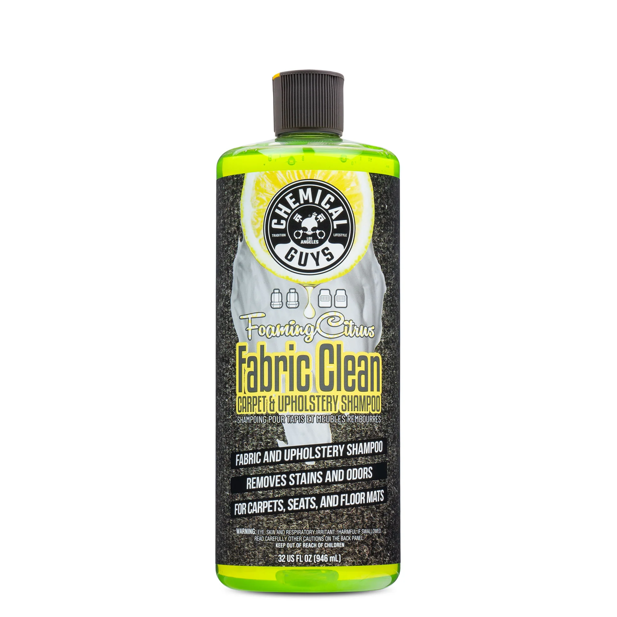 Foaming Citrus Fabric Clean Carpet & Upholstery Shampoo 15 Foaming Citrus Fabric Clean Carpet & Upholstery Shampoo