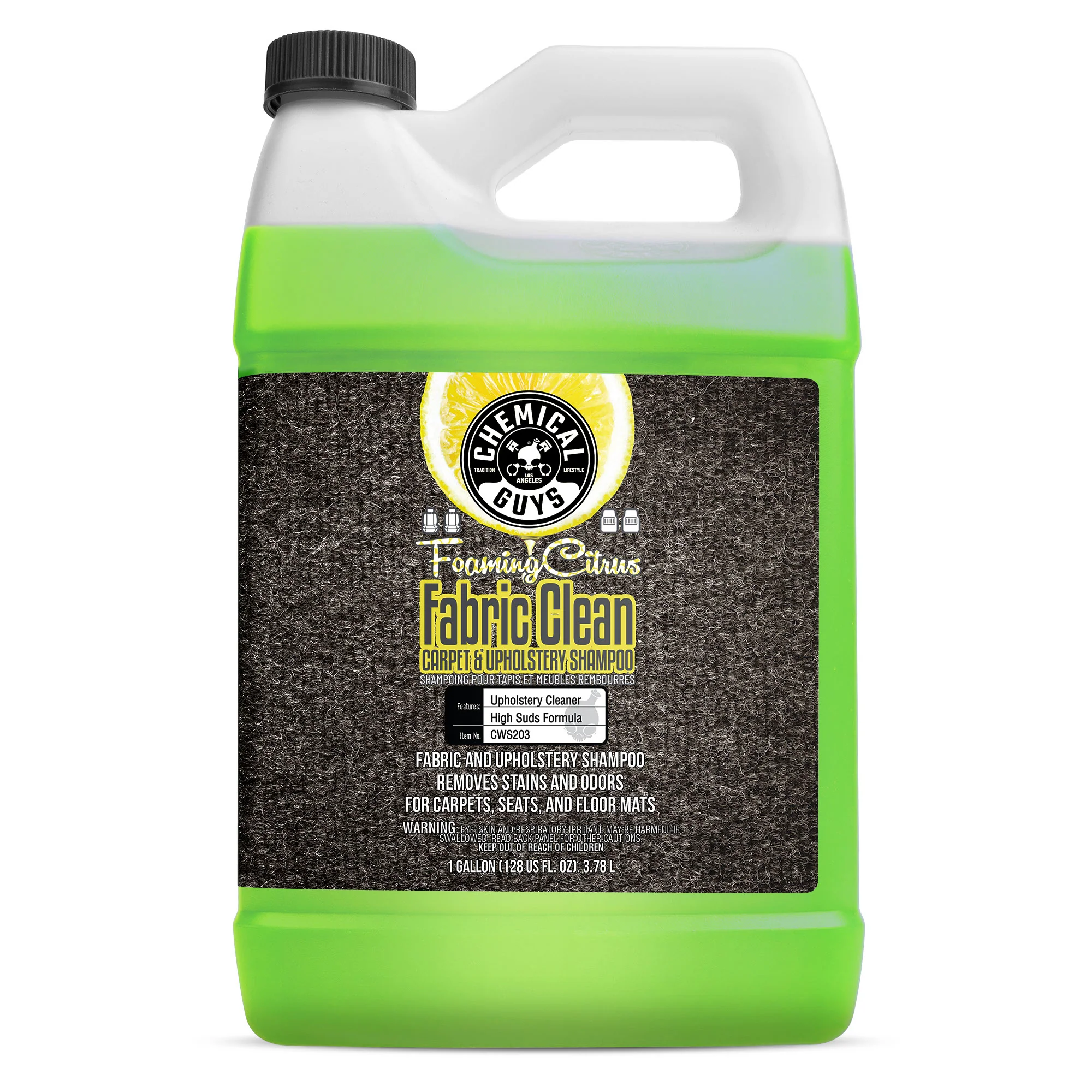 Foaming Citrus Fabric Clean Carpet & Upholstery Shampoo 16 Foaming Citrus Fabric Clean Carpet & Upholstery Shampoo