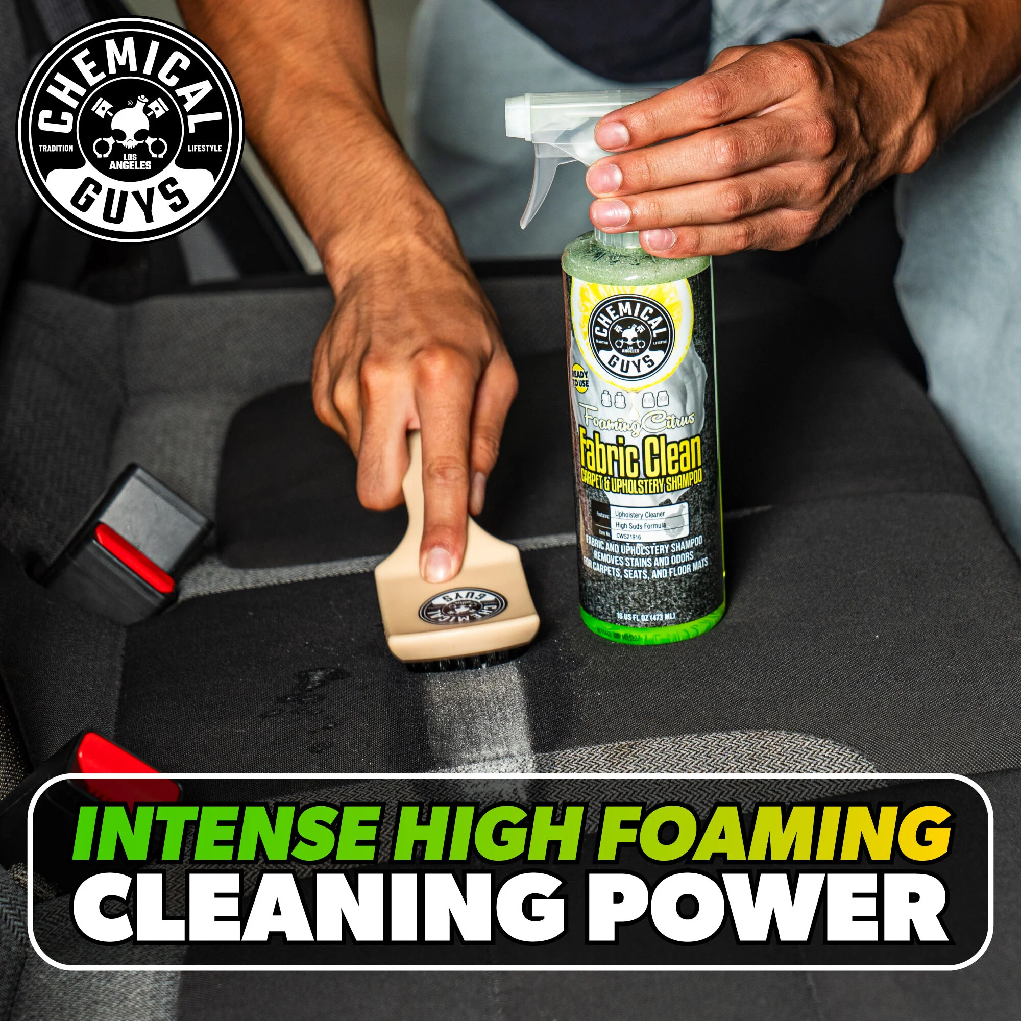Foaming Citrus Fabric Clean Carpet & Upholstery Shampoo 2 Foaming Citrus Fabric Clean Carpet & Upholstery Shampoo