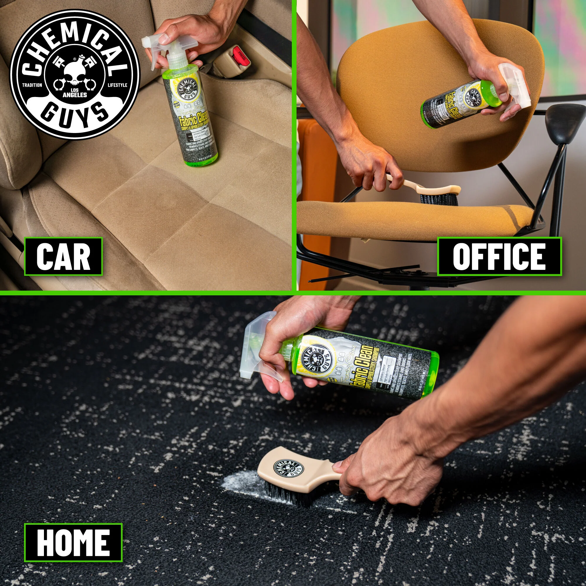 Foaming Citrus Fabric Clean Carpet & Upholstery Shampoo 4 Foaming Citrus Fabric Clean Carpet & Upholstery Shampoo