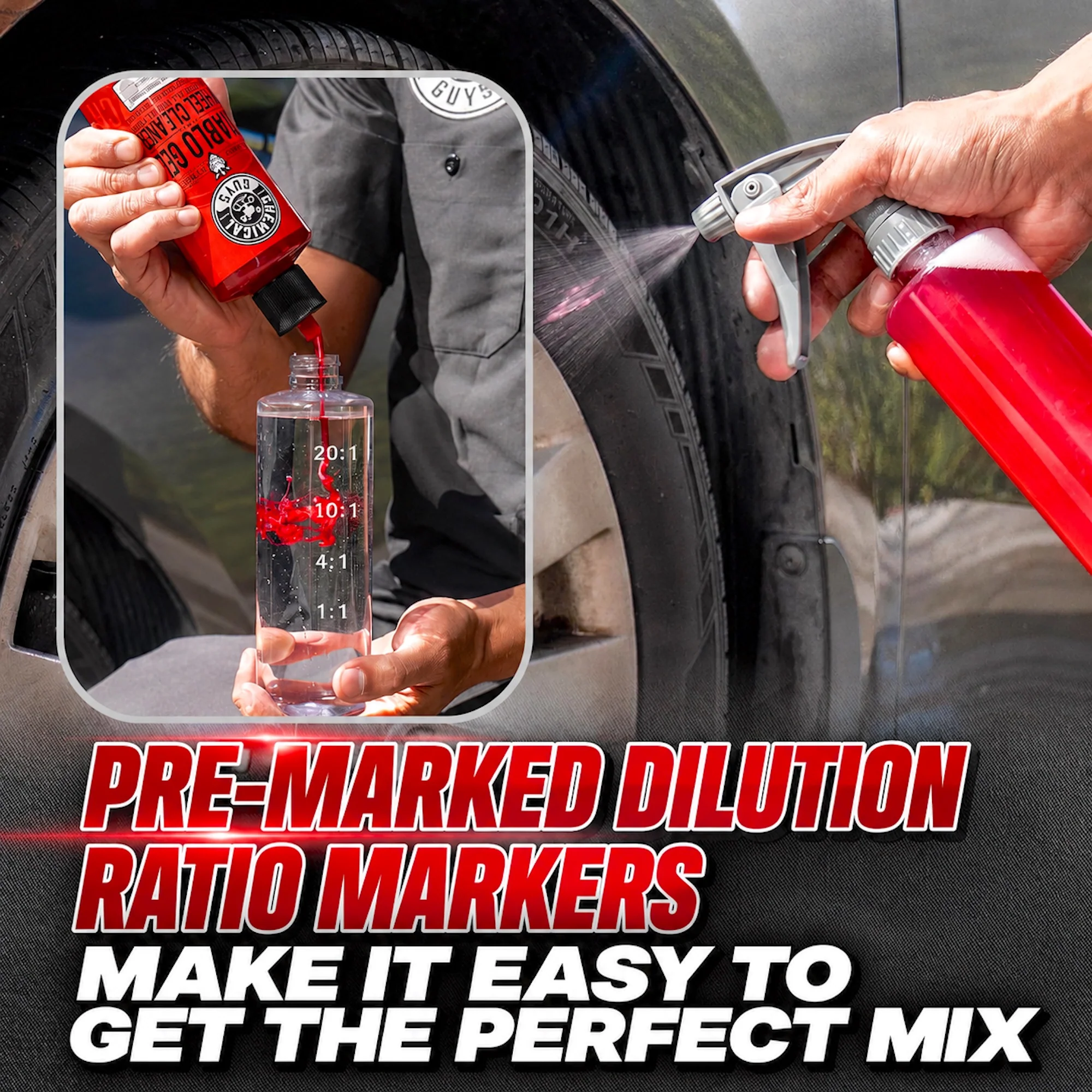 Heavy Duty Bottle & Sprayer 2 Heavy Duty Bottle & Sprayer