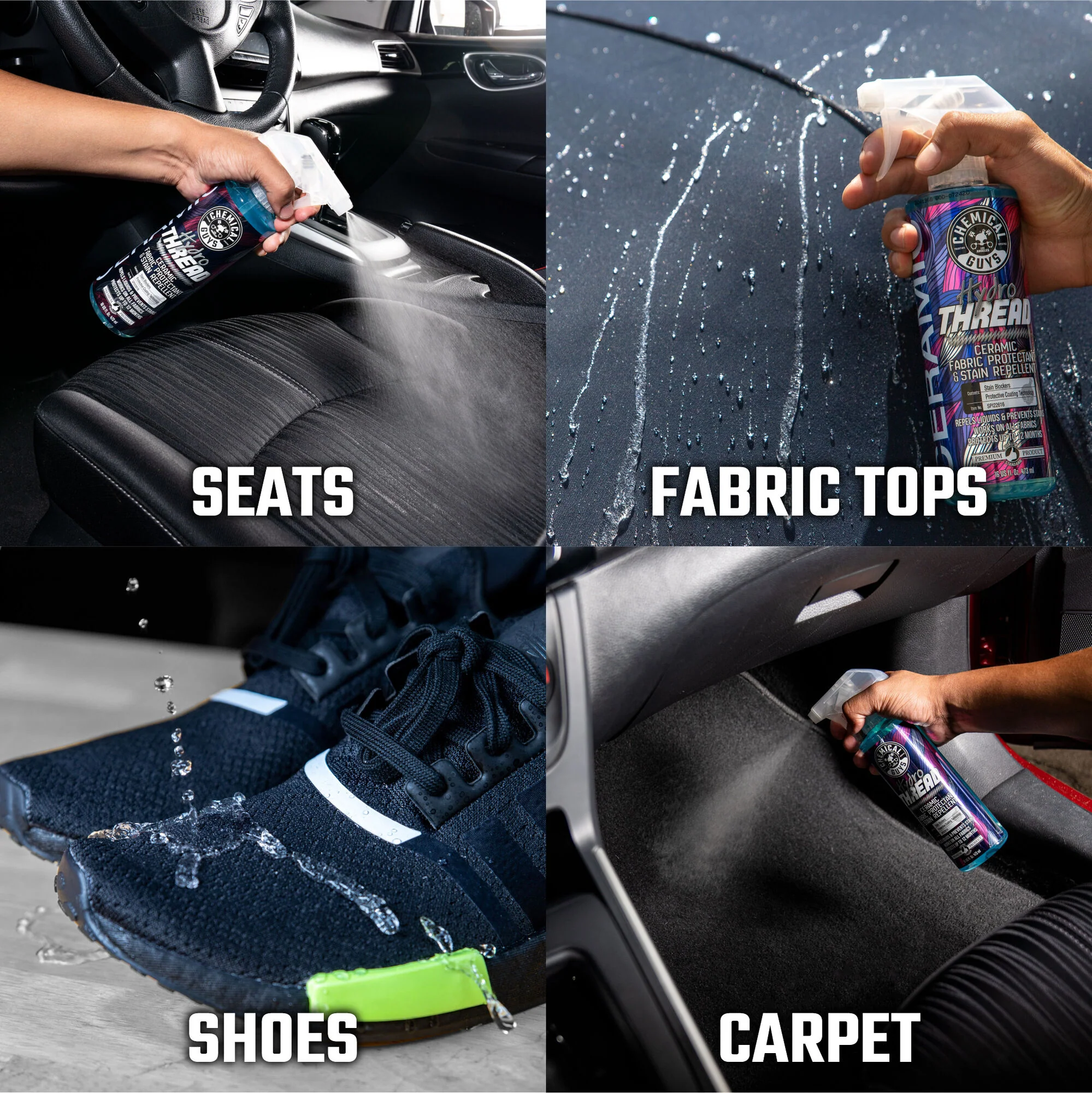 HydroThread Ceramic Fabric Protectant & Stain Repellent 10 HydroThread Ceramic Fabric Protectant & Stain Repellent