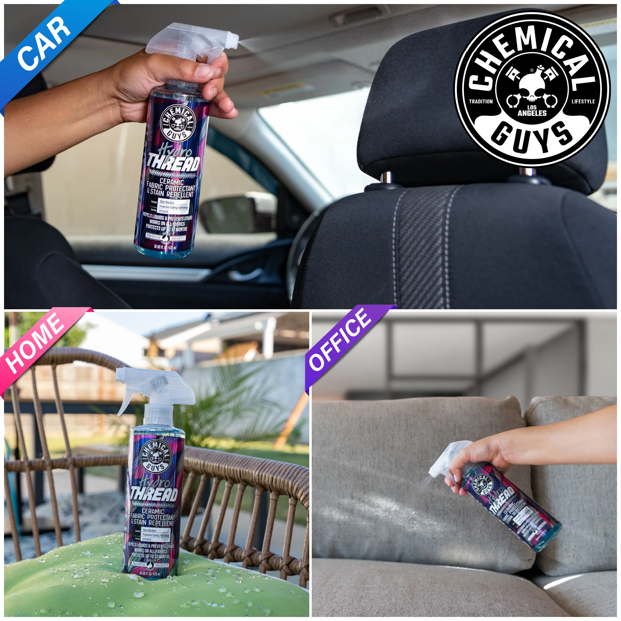 HydroThread Ceramic Fabric Protectant & Stain Repellent 17 HydroThread Ceramic Fabric Protectant & Stain Repellent