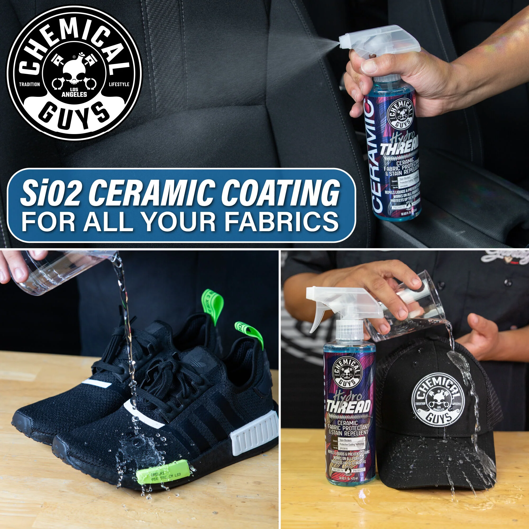 HydroThread Ceramic Fabric Protectant & Stain Repellent 3 HydroThread Ceramic Fabric Protectant & Stain Repellent