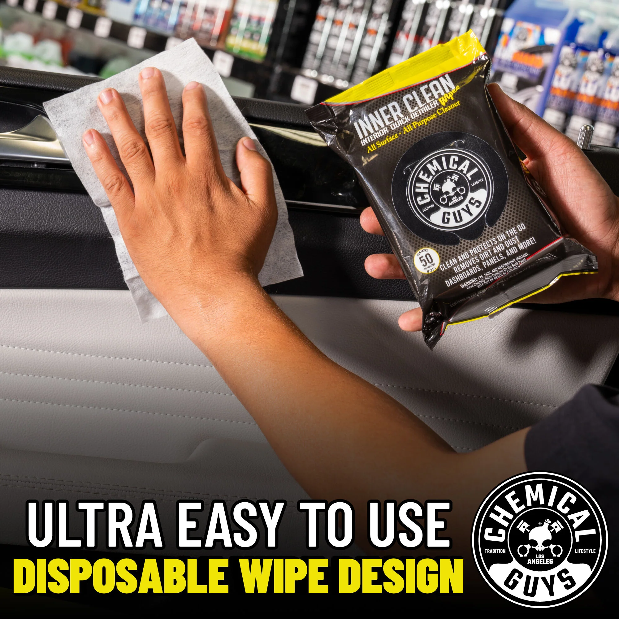 Inner Clean Interior Quick Detailer & Protectant Car Wipes 10 Inner Clean Interior Quick Detailer & Protectant Car Wipes