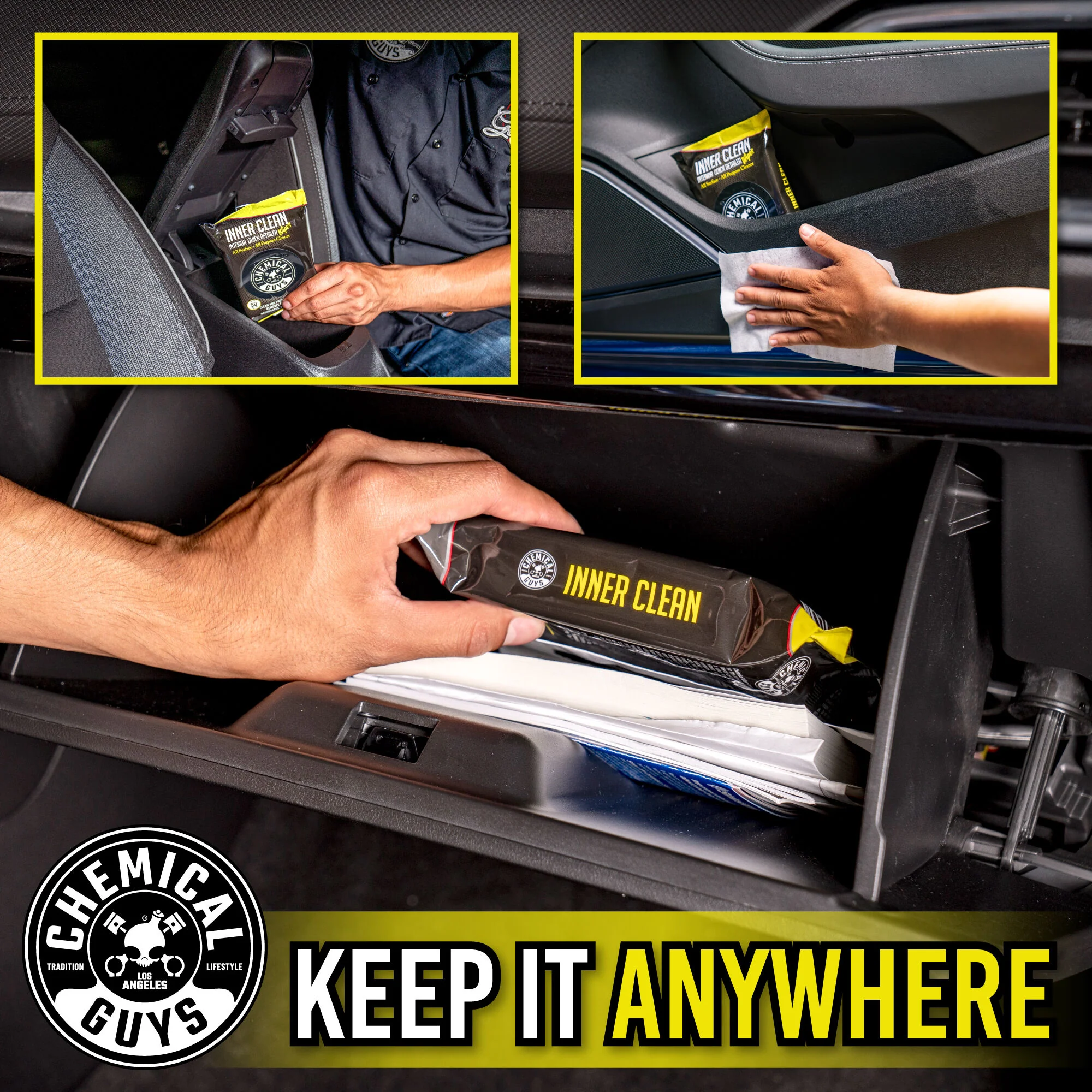 Inner Clean Interior Quick Detailer & Protectant Car Wipes 3 Inner Clean Interior Quick Detailer & Protectant Car Wipes