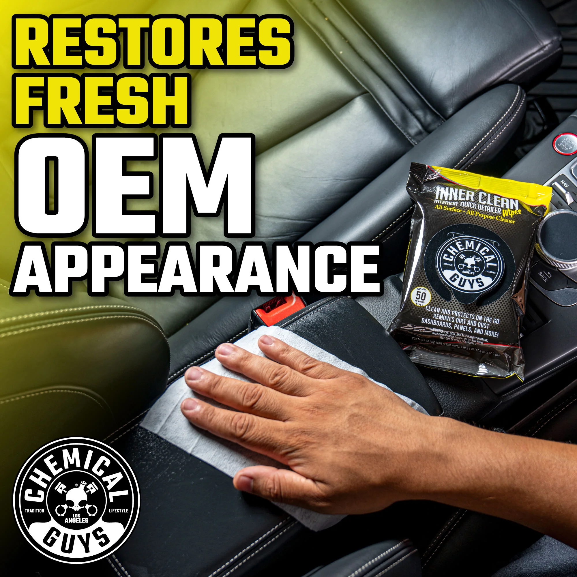 Inner Clean Interior Quick Detailer & Protectant Car Wipes 8 Inner Clean Interior Quick Detailer & Protectant Car Wipes