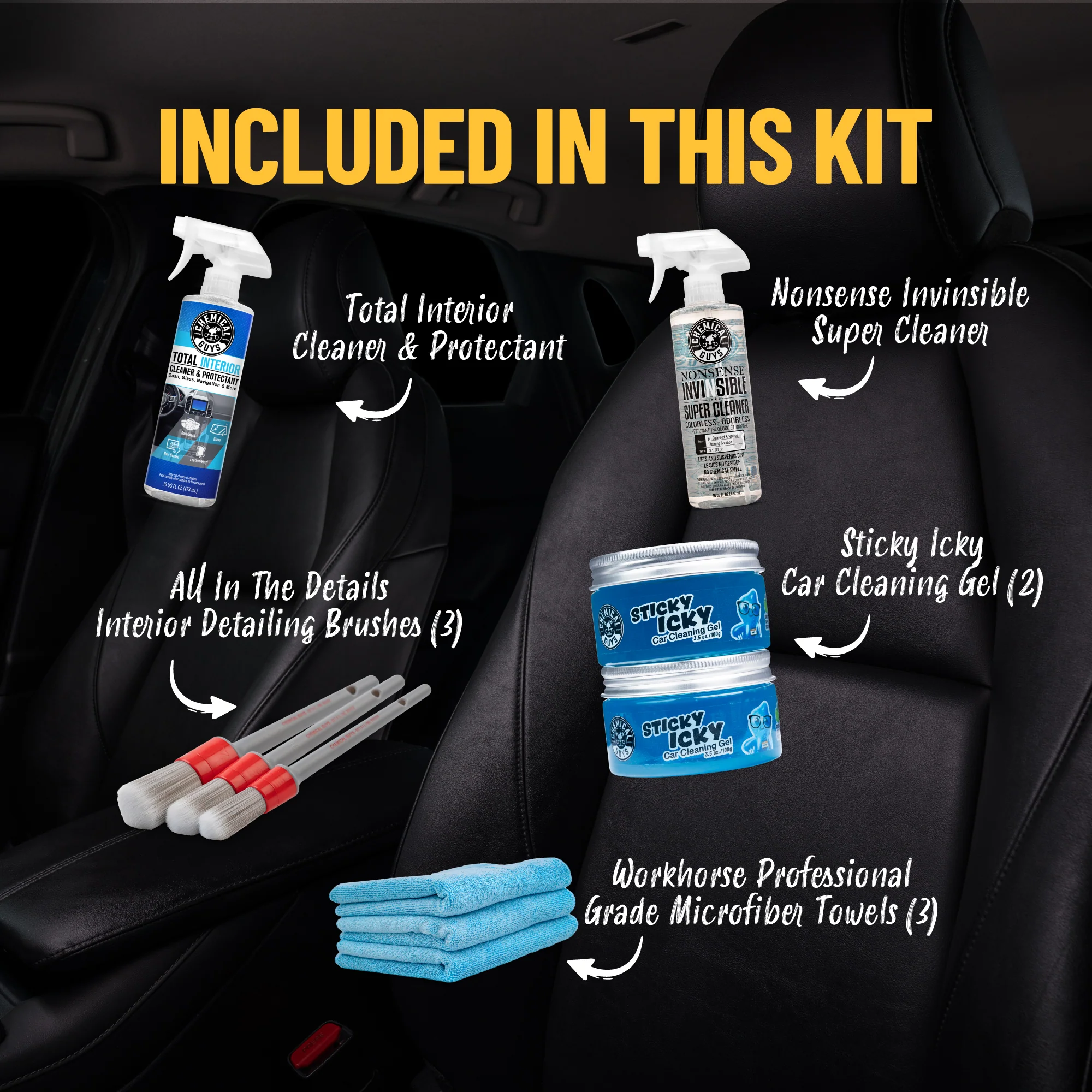 Interior Deep Clean Kit 3 Interior Deep Clean Kit