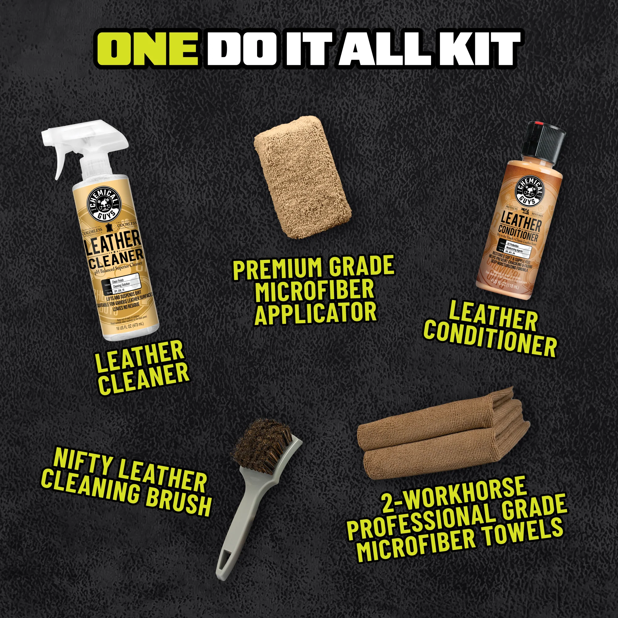 Leather Care Essentials Kit 5 Leather Care Essentials Kit