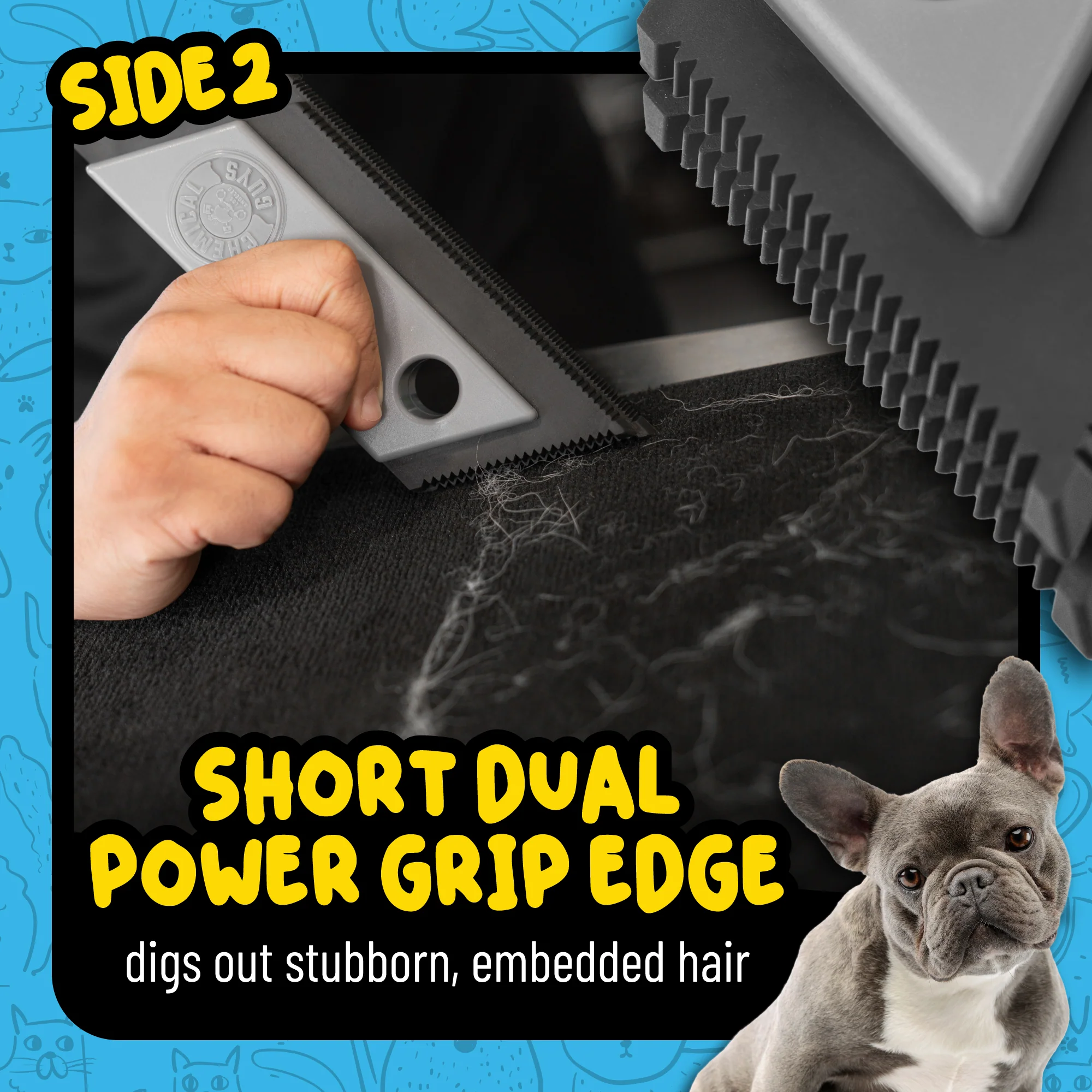 Grubbie Edge Pet Hair Removal Tool 3 Grubbie Edge Pet Hair Removal Tool