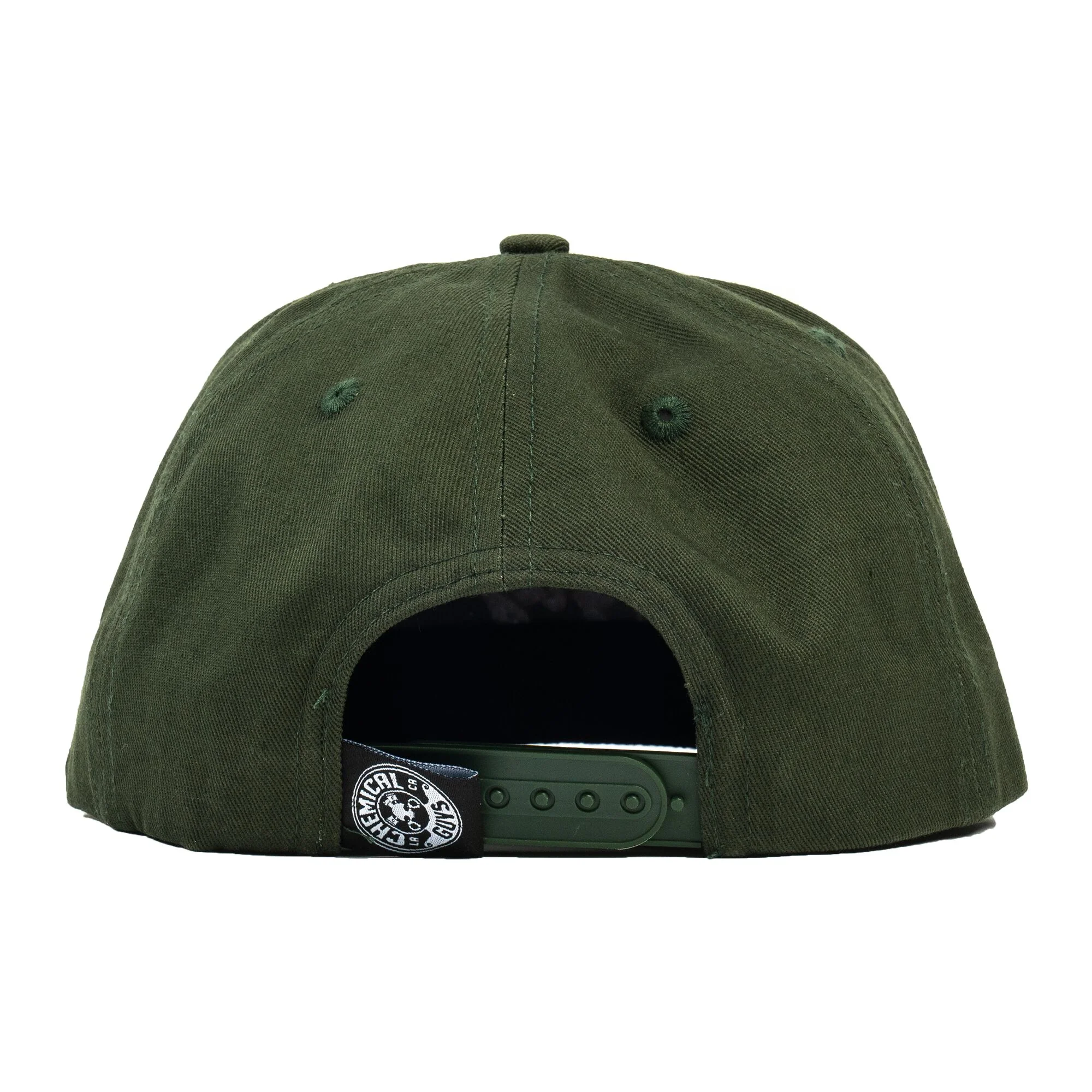Snap-It-Back Olive Green Script Hat 5 Snap-It-Back Olive Green Script Hat