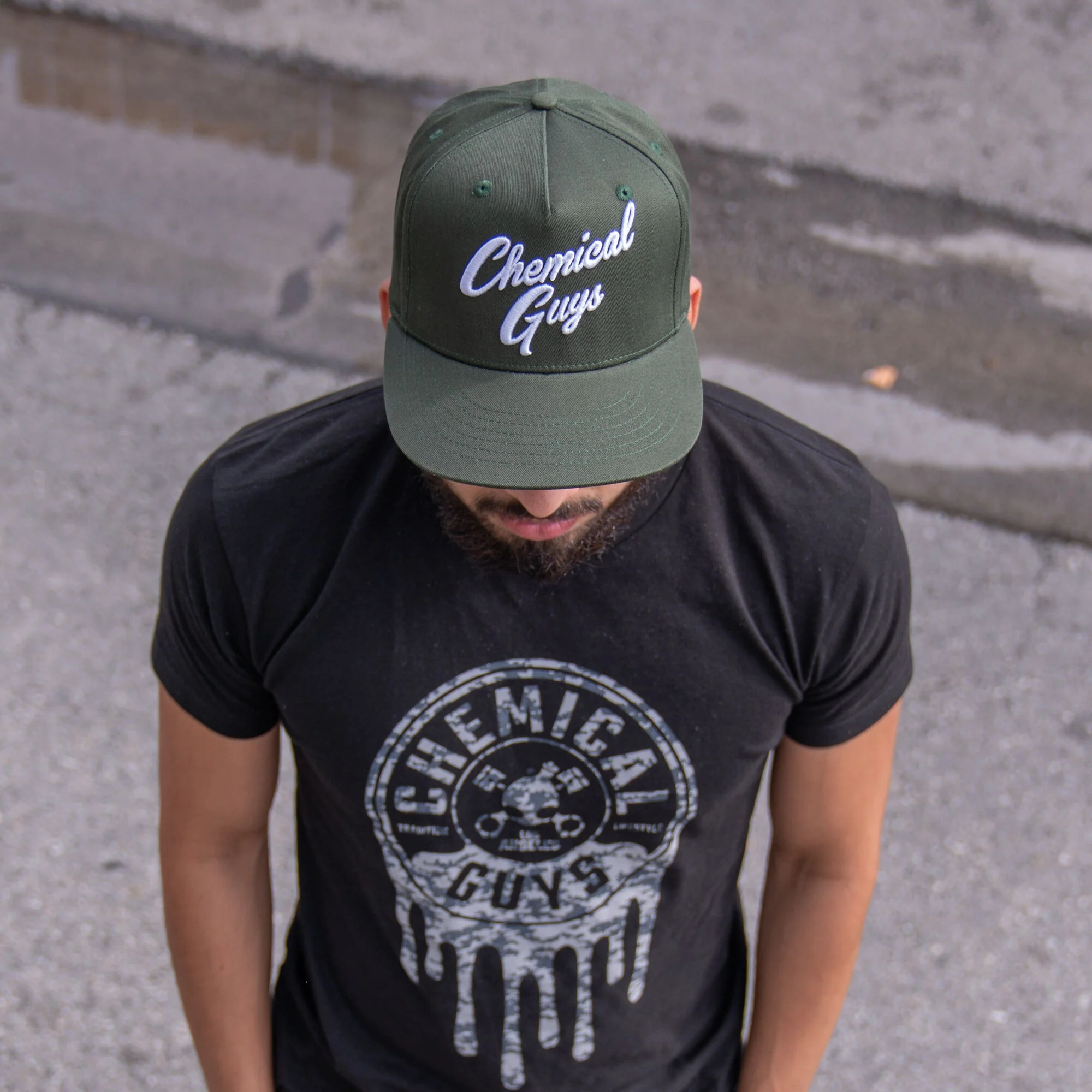 Snap-It-Back Olive Green Script Hat 8 Snap-It-Back Olive Green Script Hat