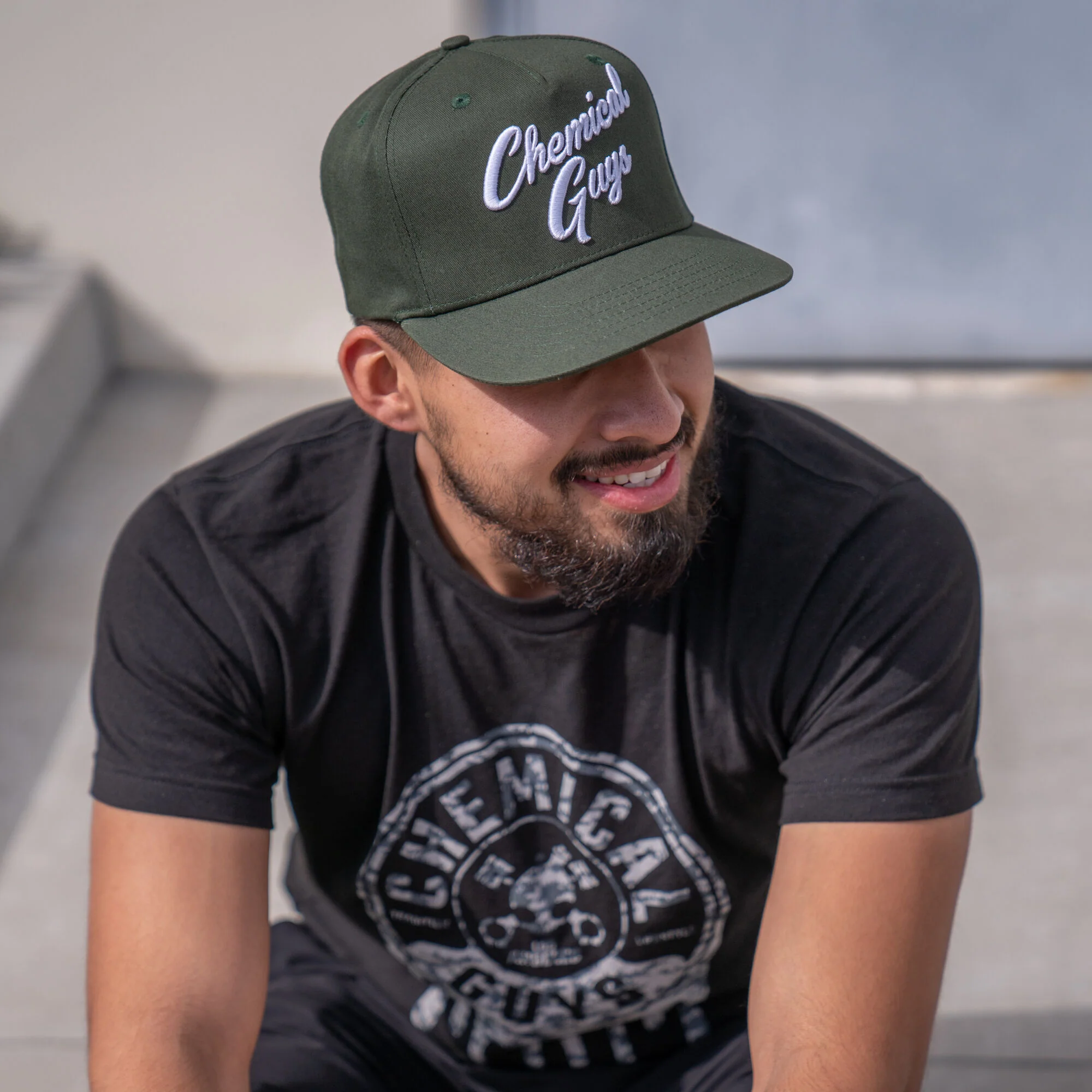 Snap-It-Back Olive Green Script Hat 9 Snap-It-Back Olive Green Script Hat