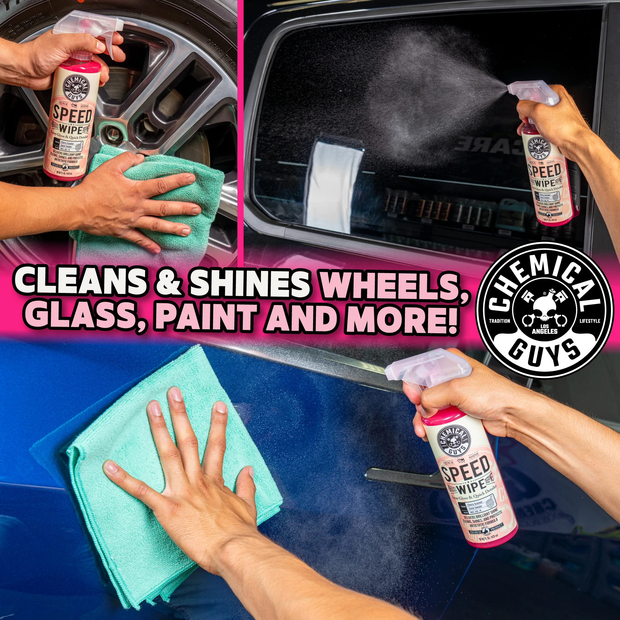 Speed Wipe Quick Detailer & High Shine Spray Gloss 3 Speed Wipe Quick Detailer & High Shine Spray Gloss