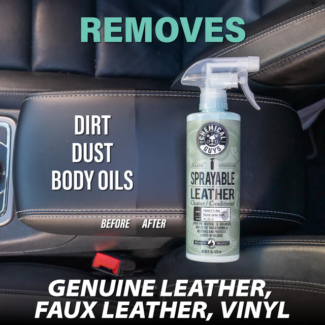 Sprayable Leather Cleaner & Conditioner Gallon with FREE Accessories 2 Sprayable Leather Cleaner & Conditioner Gallon with FREE Accessories