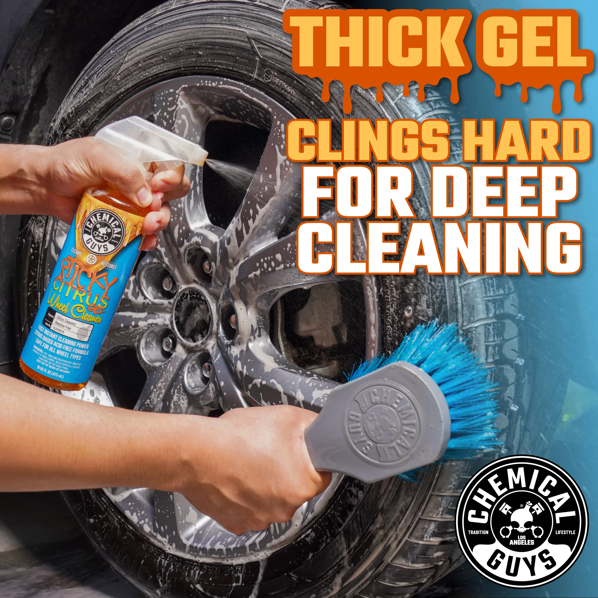 Sticky Citrus Wheel Cleaner Gel 2 Sticky Citrus Wheel Cleaner Gel