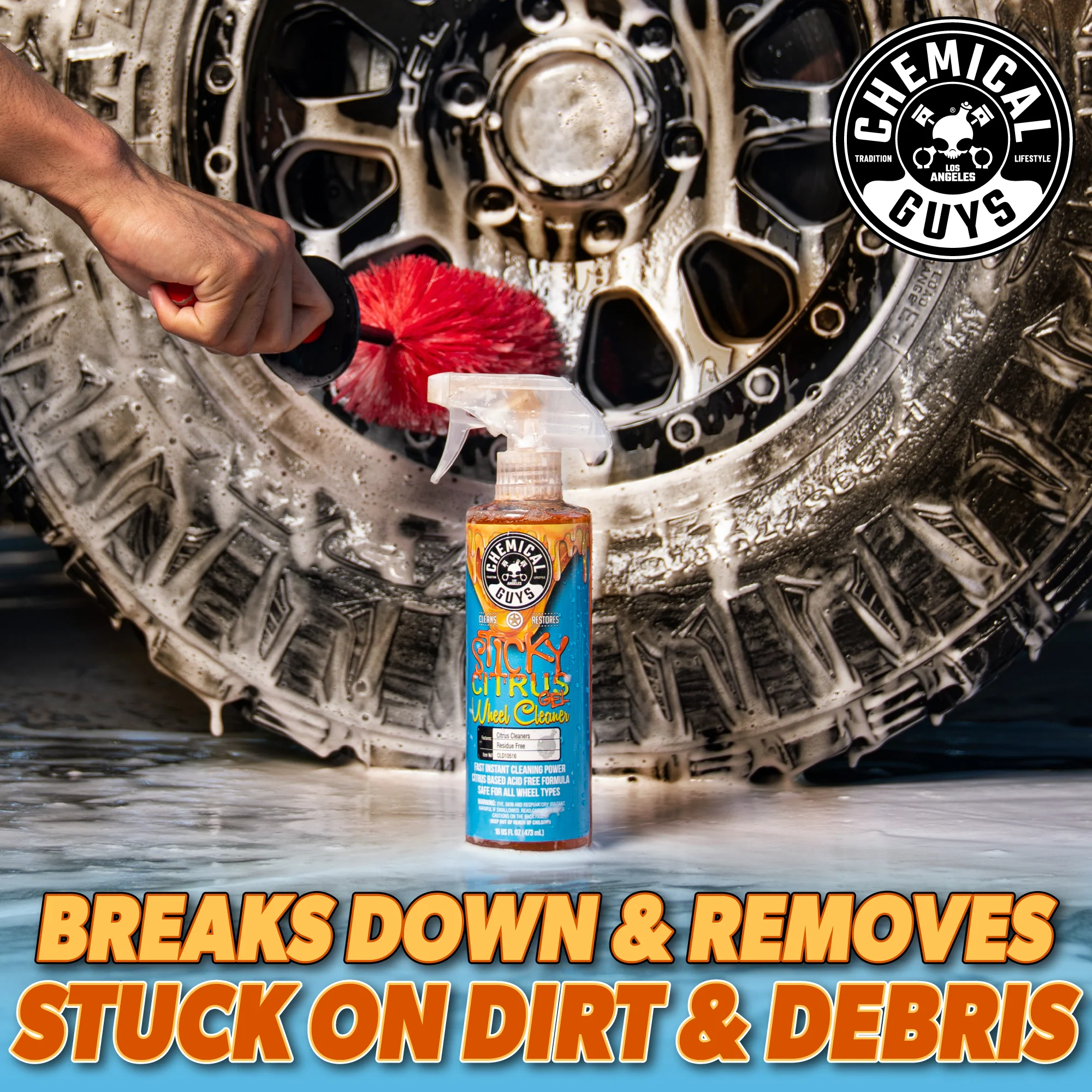 Sticky Citrus Wheel Cleaner Gel 3 Sticky Citrus Wheel Cleaner Gel