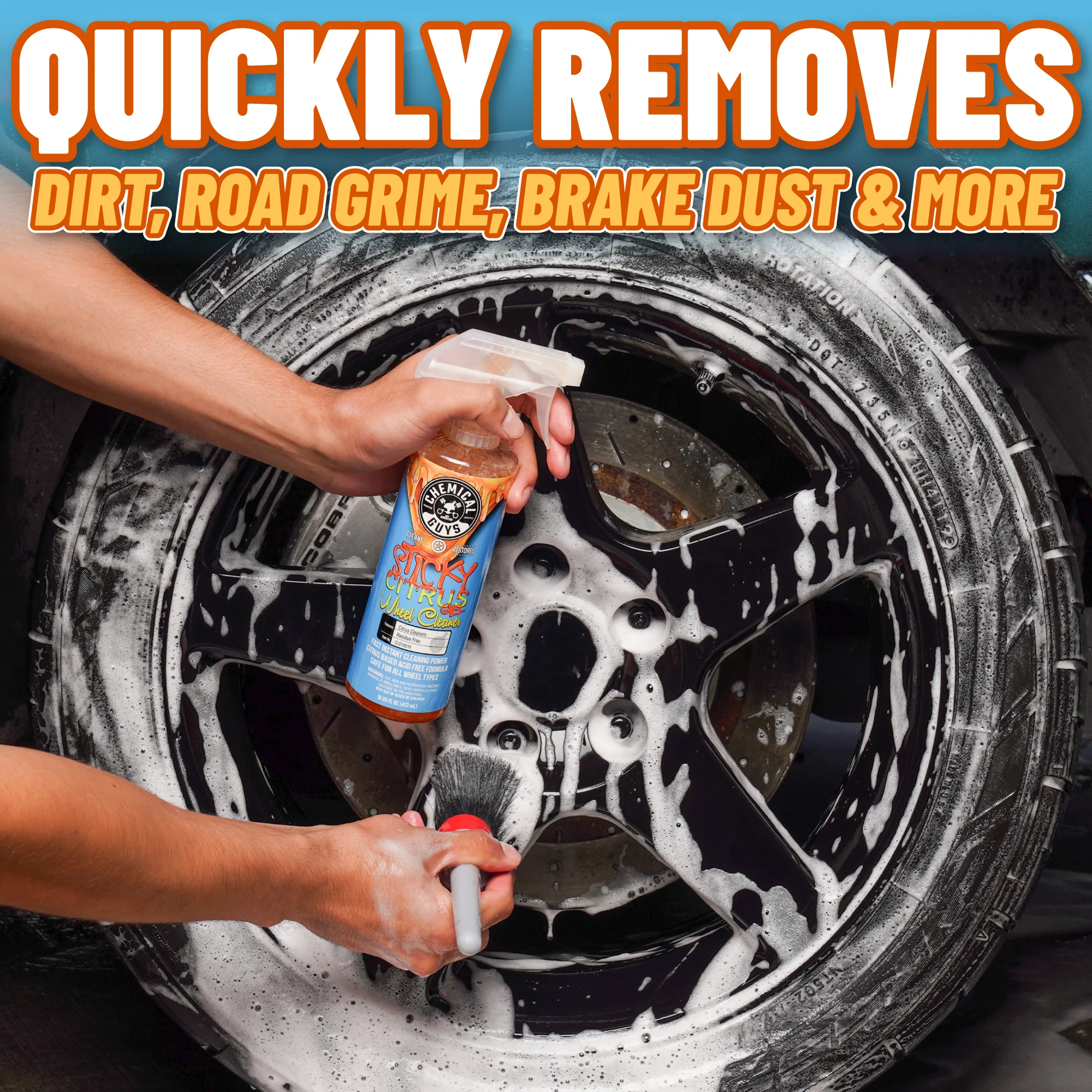 Sticky Citrus Wheel Cleaner Gel 7 Sticky Citrus Wheel Cleaner Gel