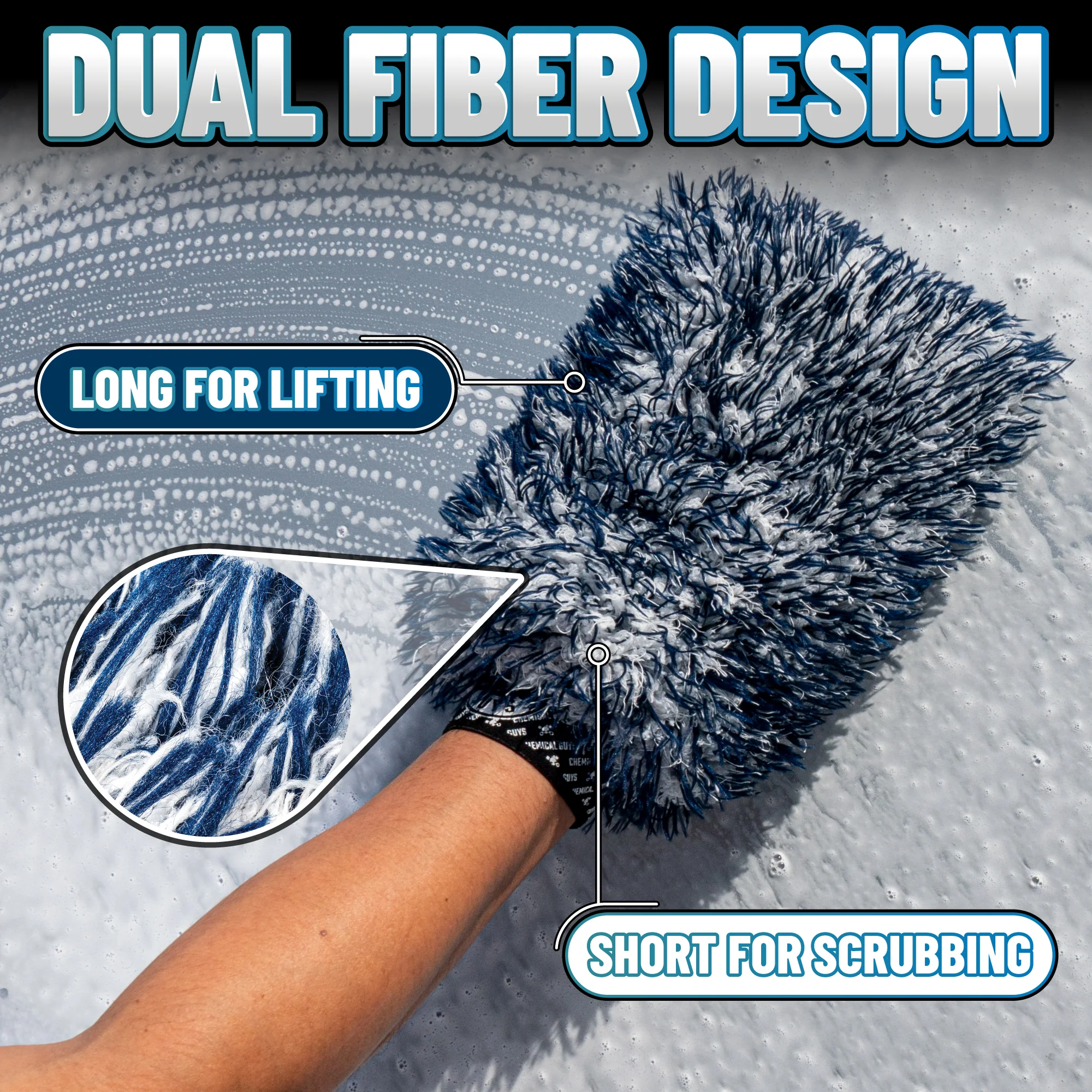 The Dually Microfiber Wash Mitt 2 The Dually Microfiber Wash Mitt