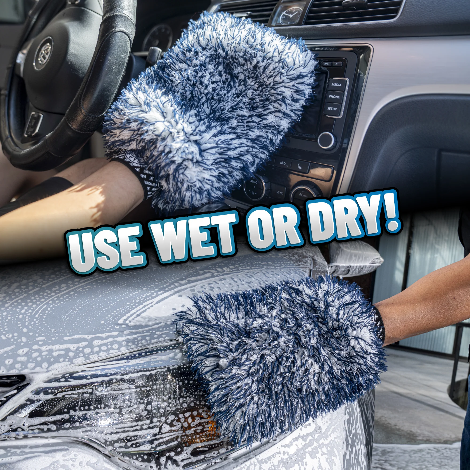 The Dually Microfiber Wash Mitt 5 The Dually Microfiber Wash Mitt