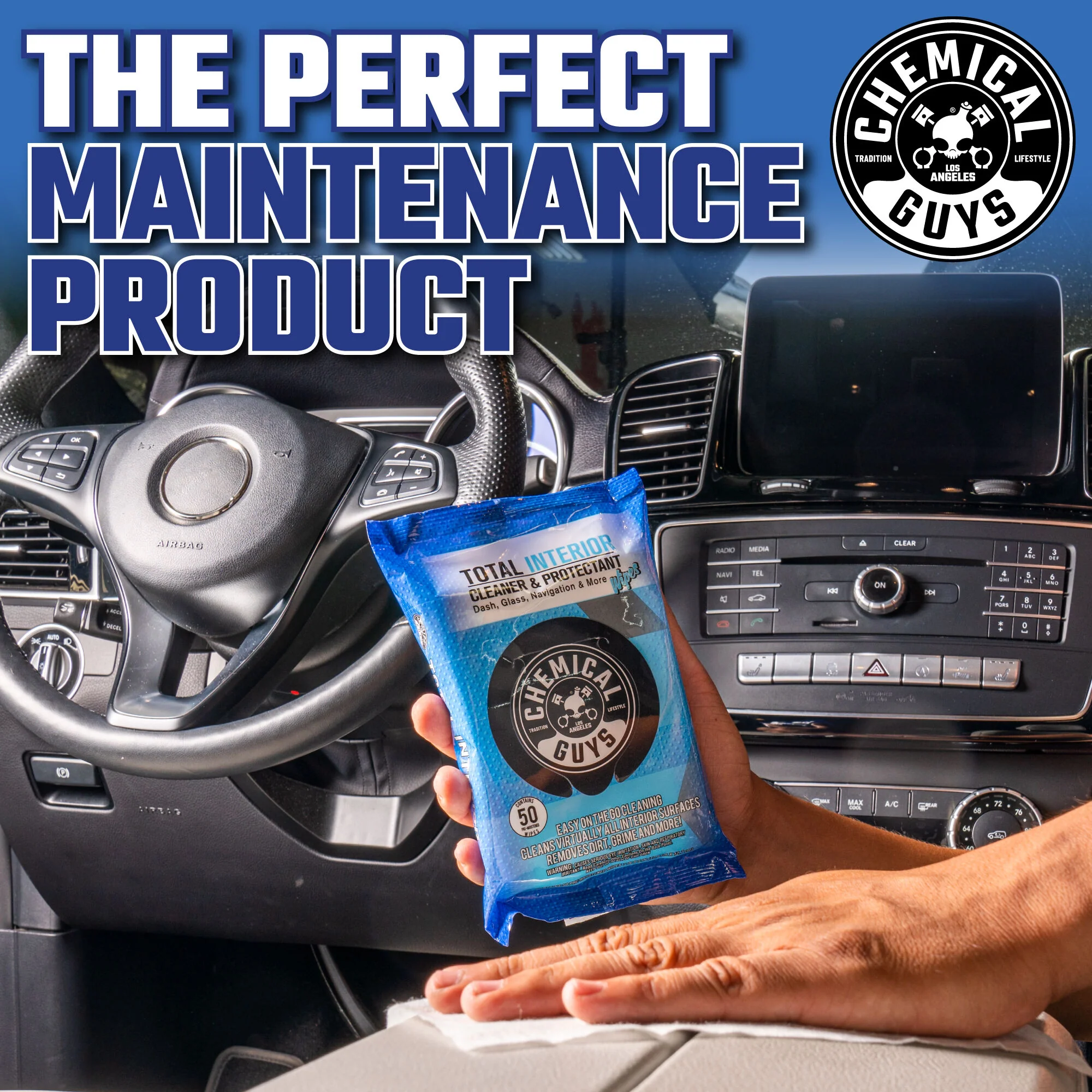Total Interior Cleaner & Protectant Car Cleaning Wipes 5 Total Interior Cleaner & Protectant Car Cleaning Wipes